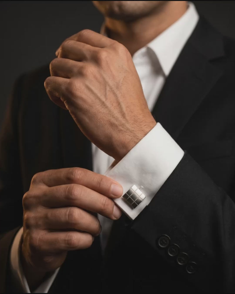 Convex Grid Cufflinks Video