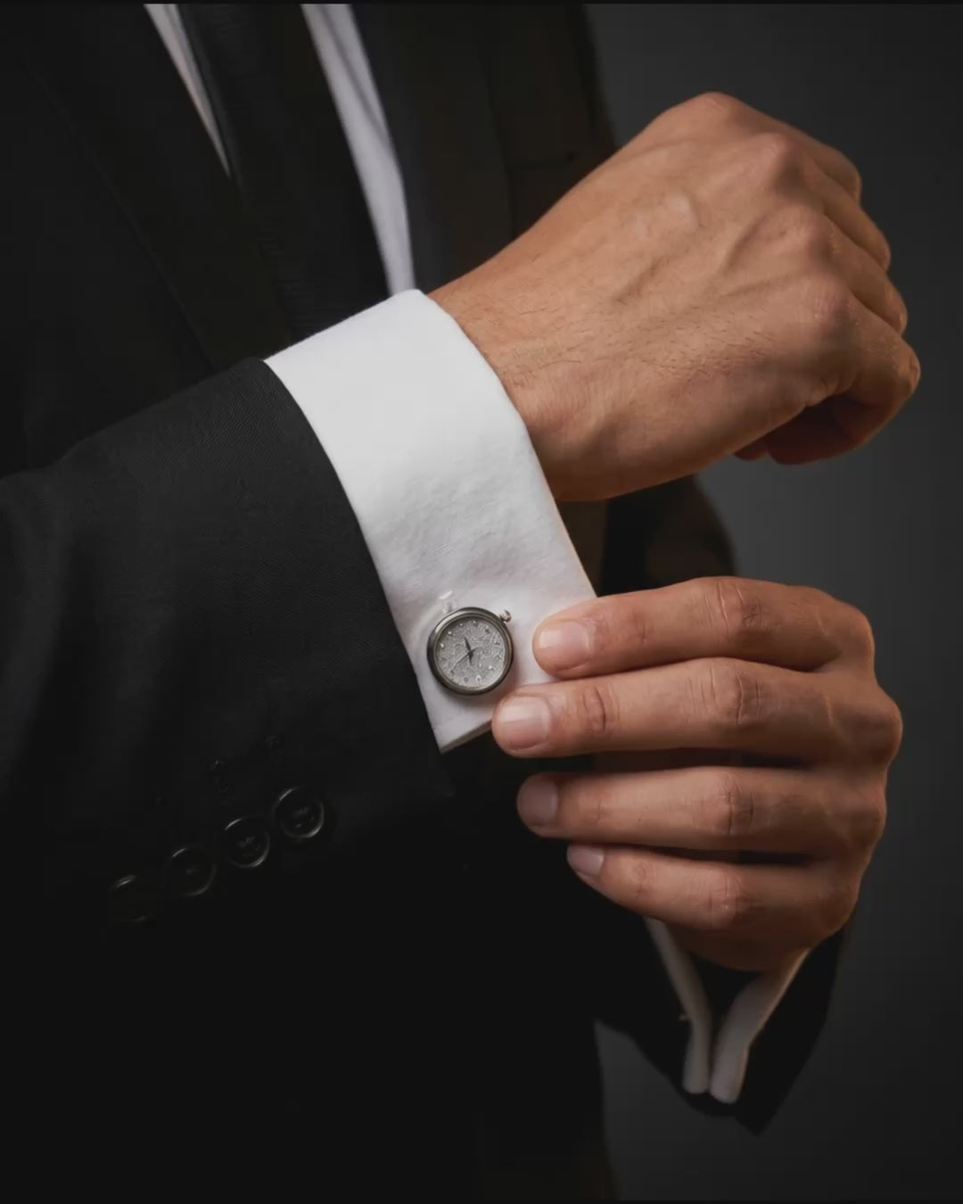 Load video: Glitter Watch Cufflinks video