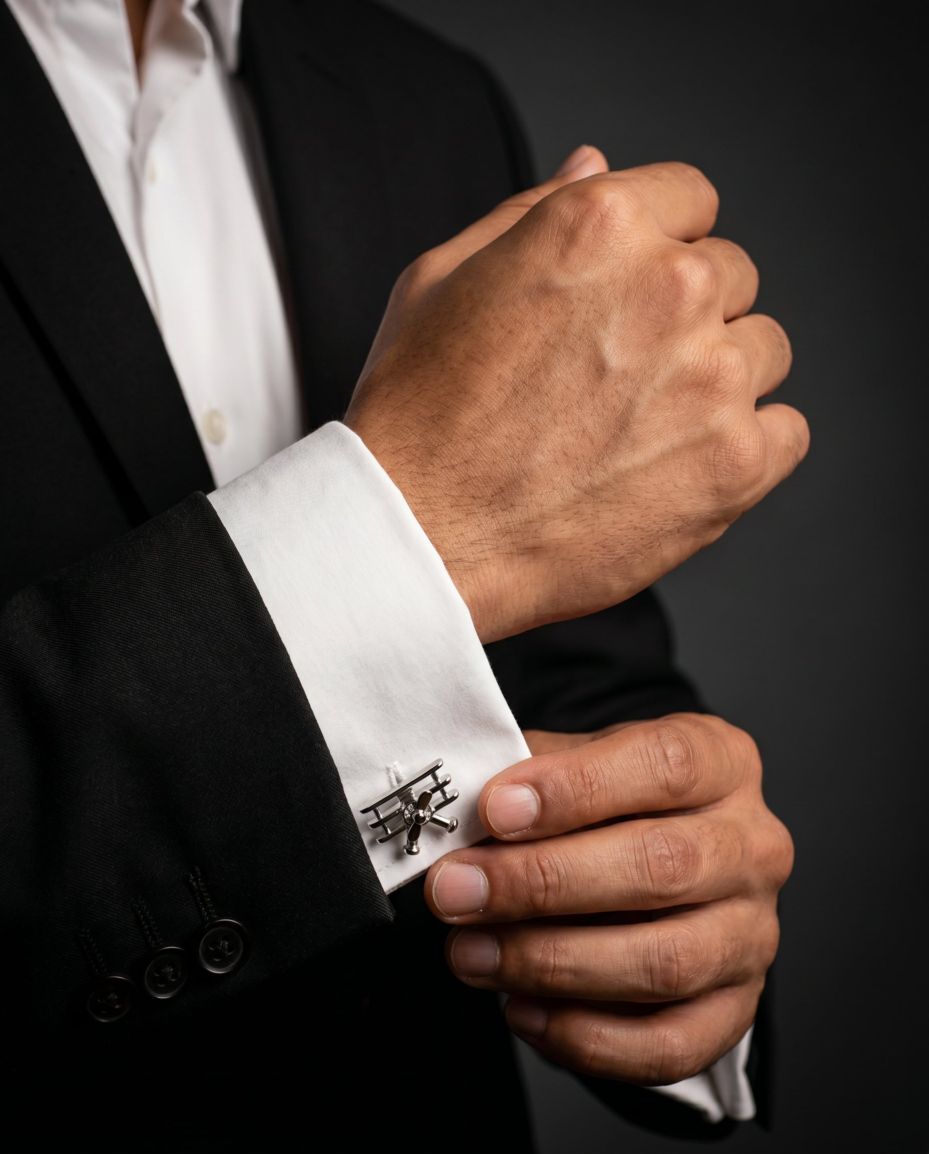 Propeller Wing Cufflinks by Tivaaro