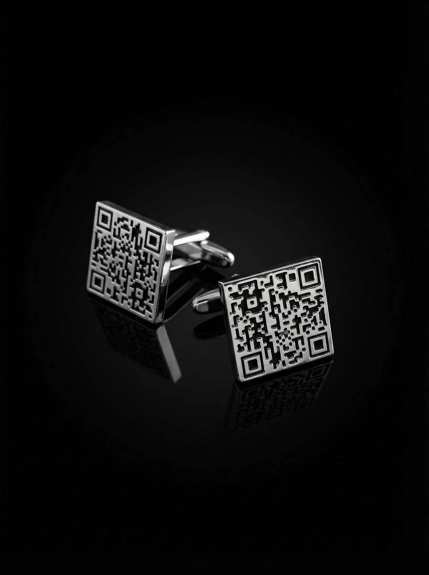 QR Code Cufflinks Tivaaro