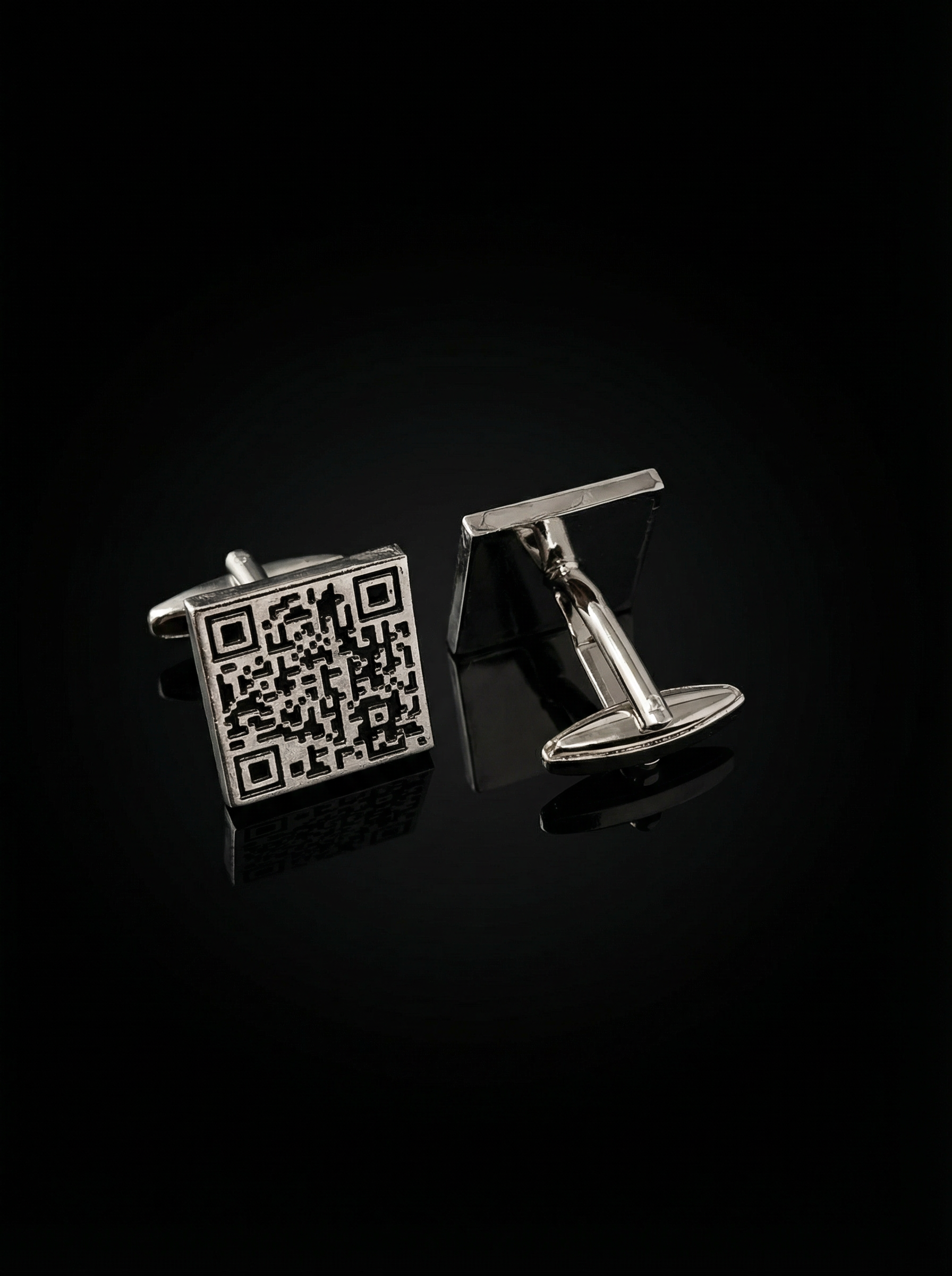 QR Code Cufflinks Tivaaro