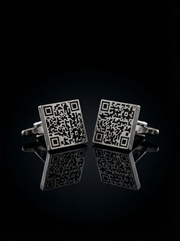 QR Code Cufflinks Tivaaro
