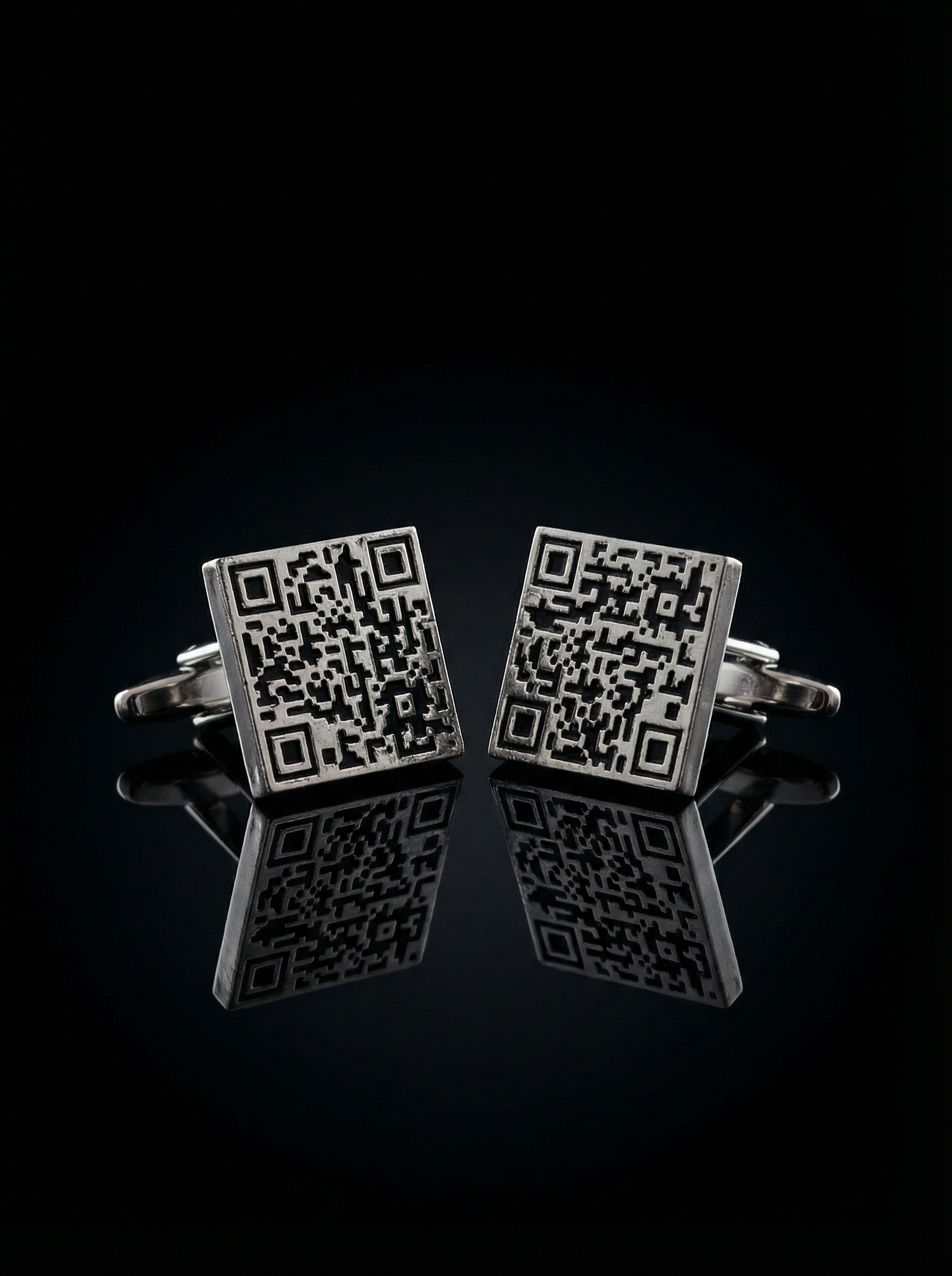 QR Code Cufflinks Tivaaro