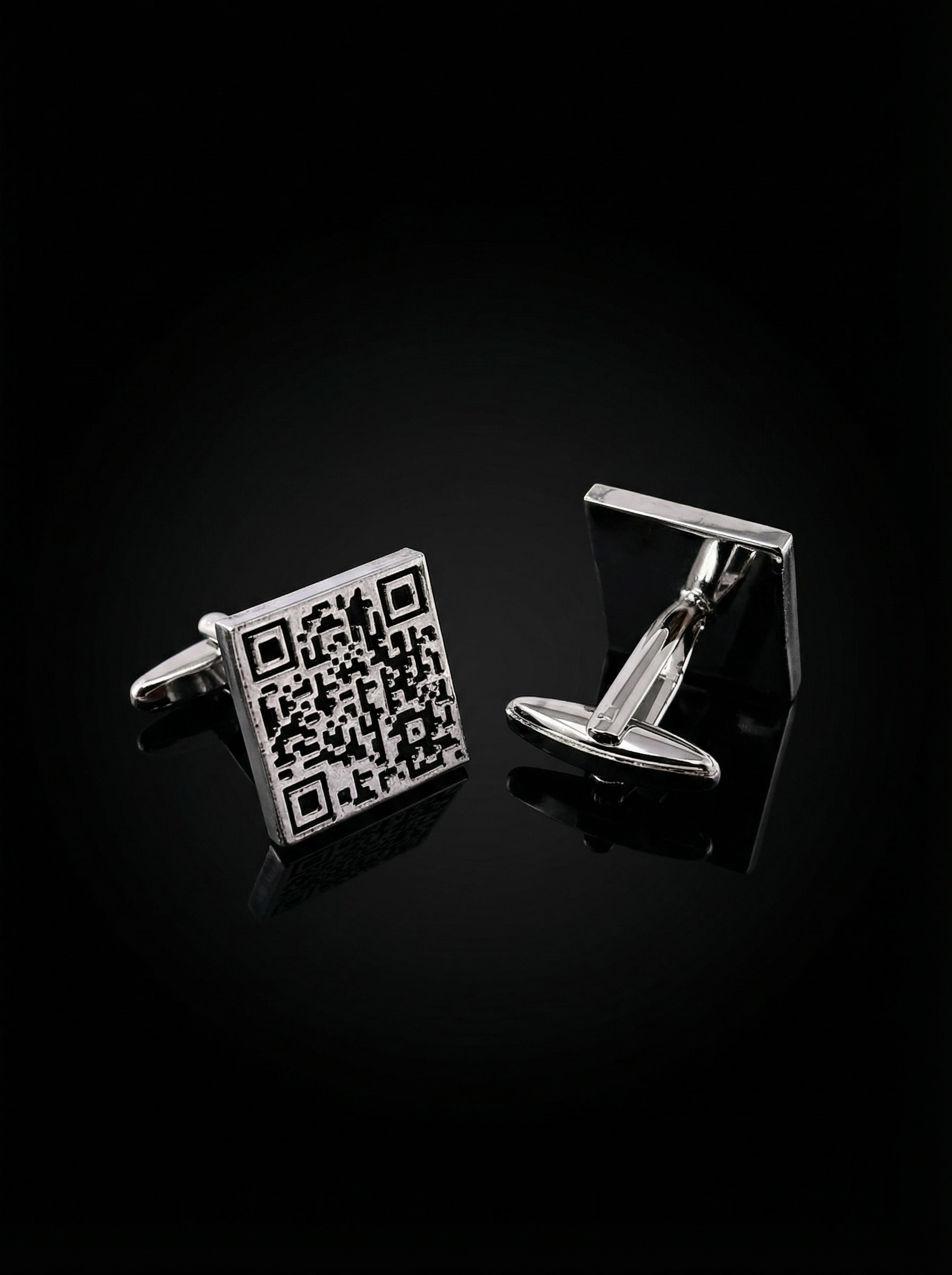 QR Code Cufflinks Tivaaro