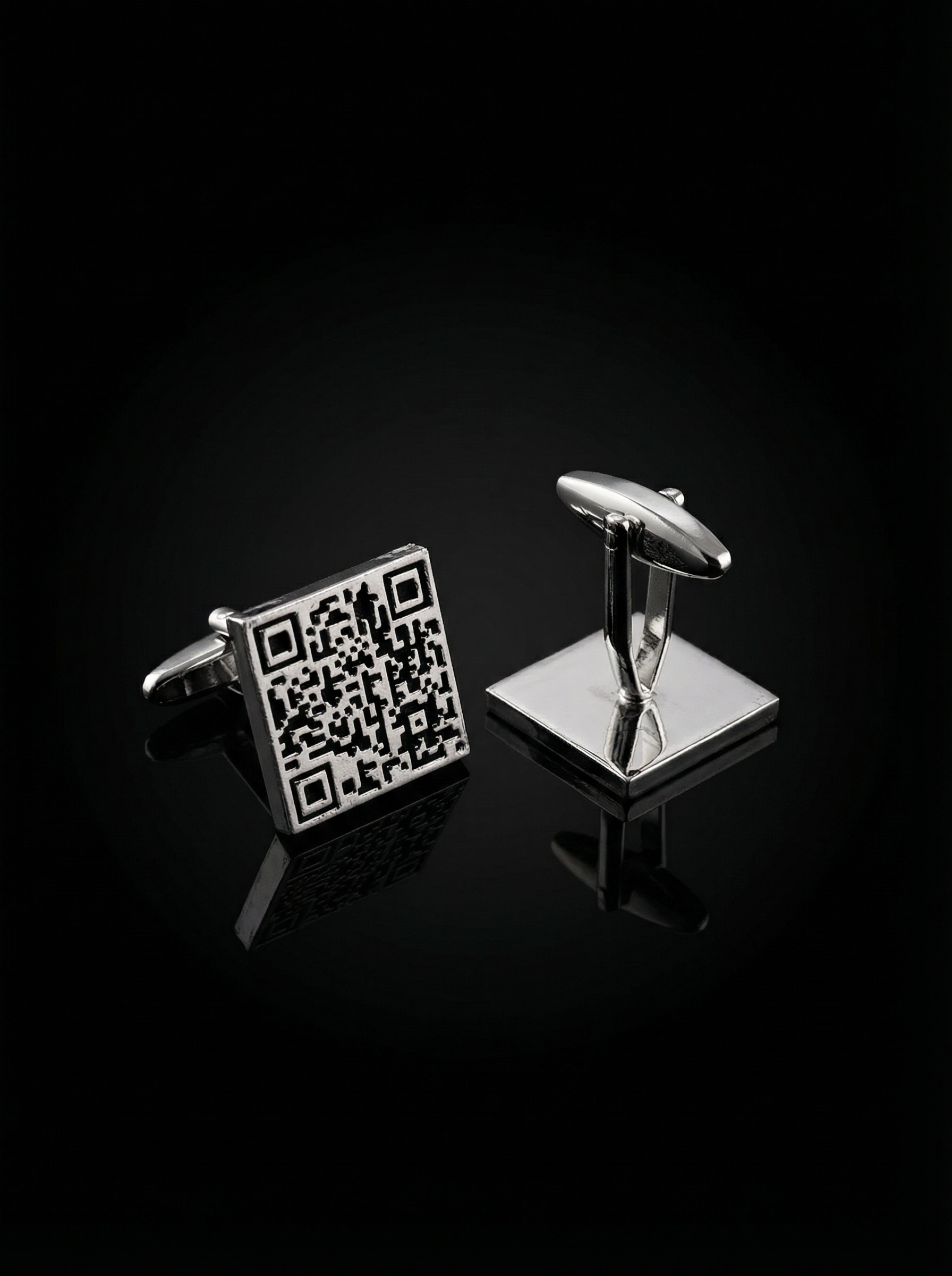 QR Code Cufflinks Tivaaro