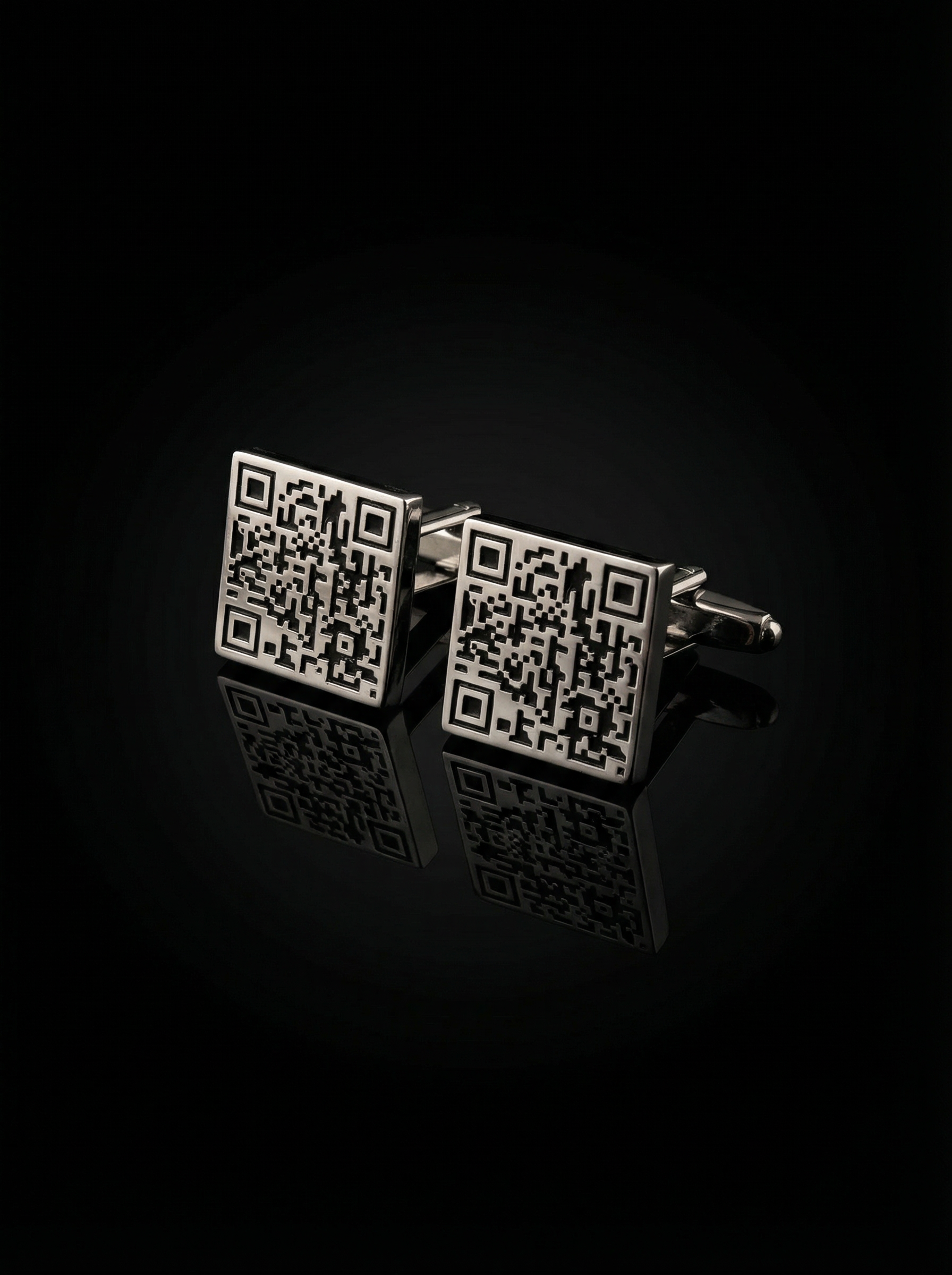 QR Code Cufflinks Tivaaro