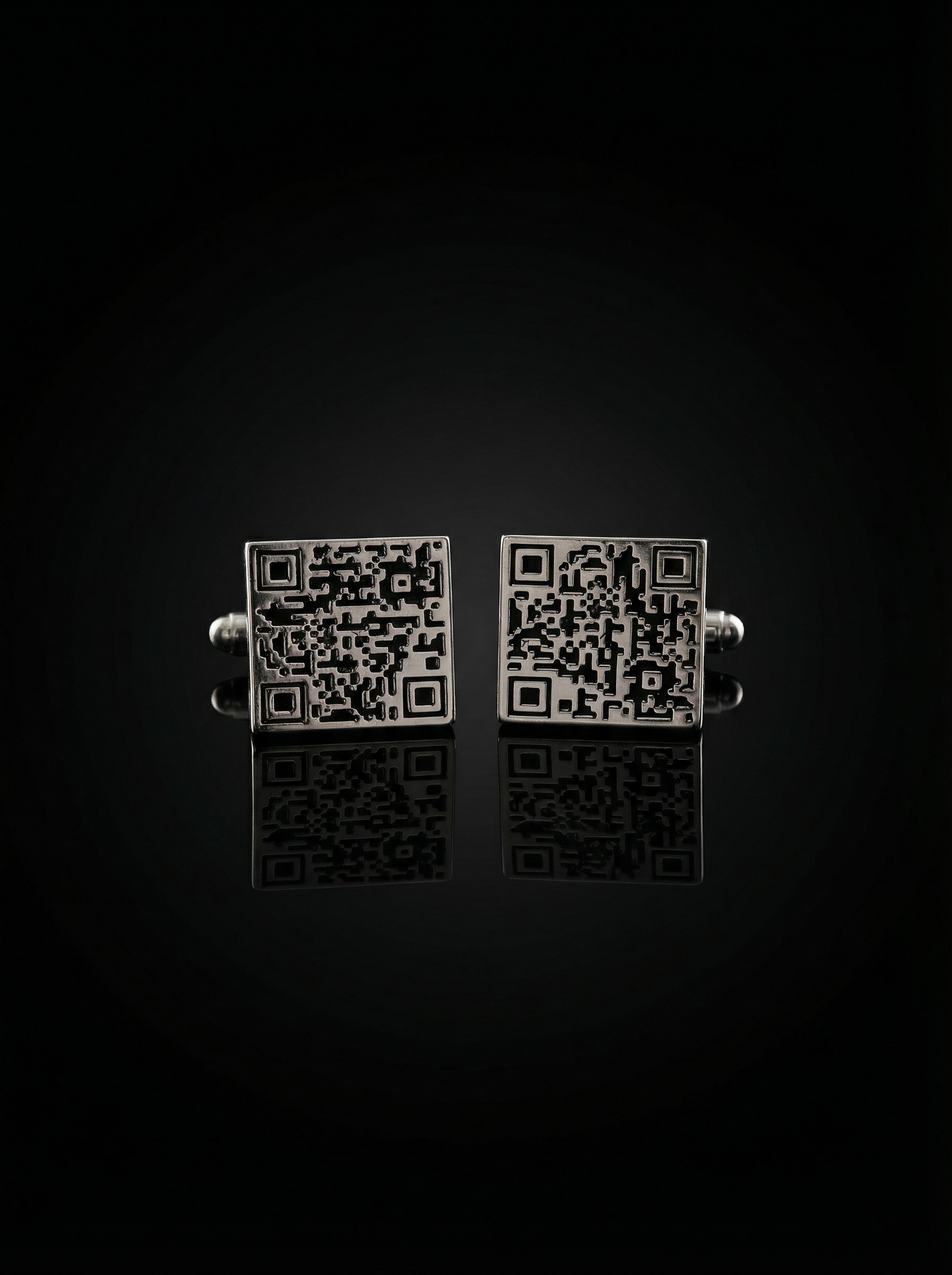 QR Code Cufflinks Tivaaro