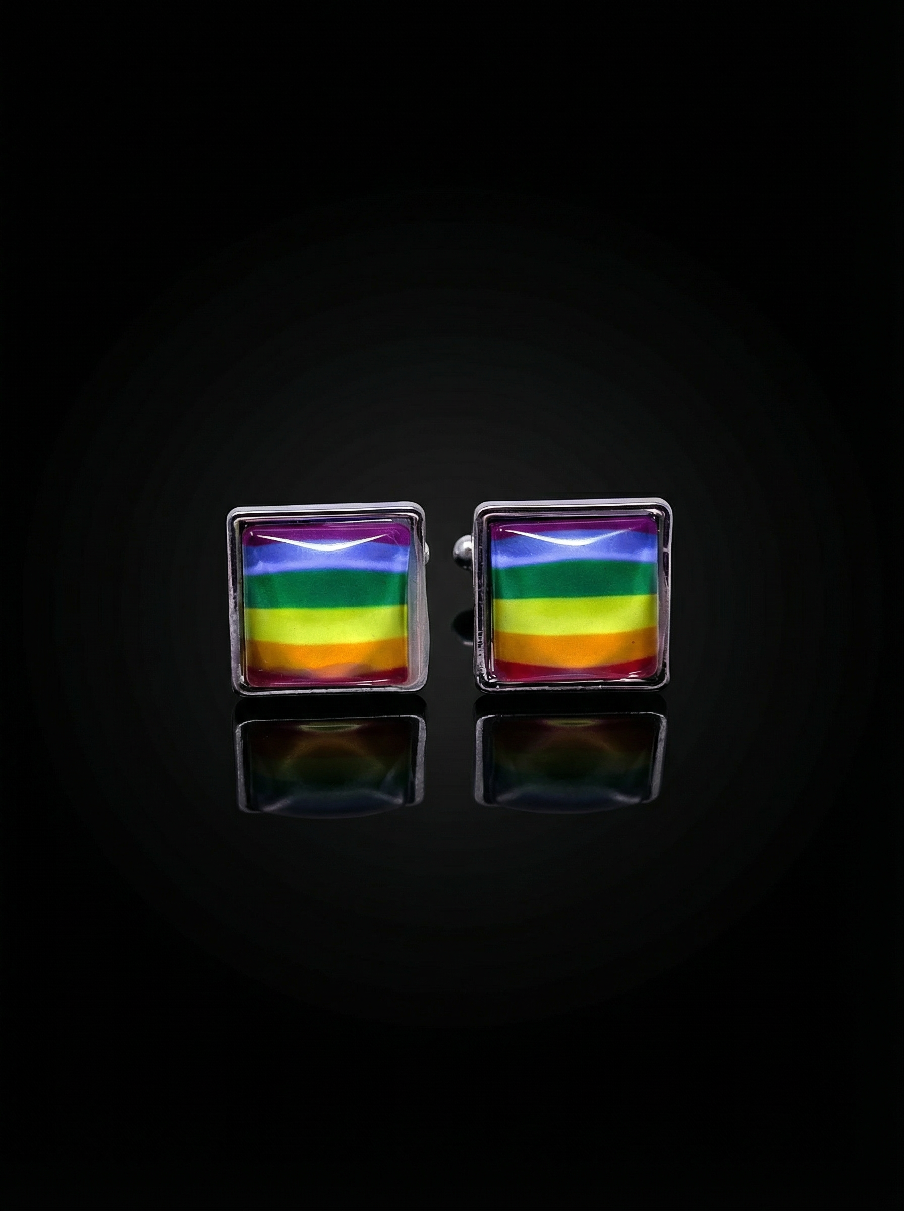 Rainbow Cufflinks Tivaaro