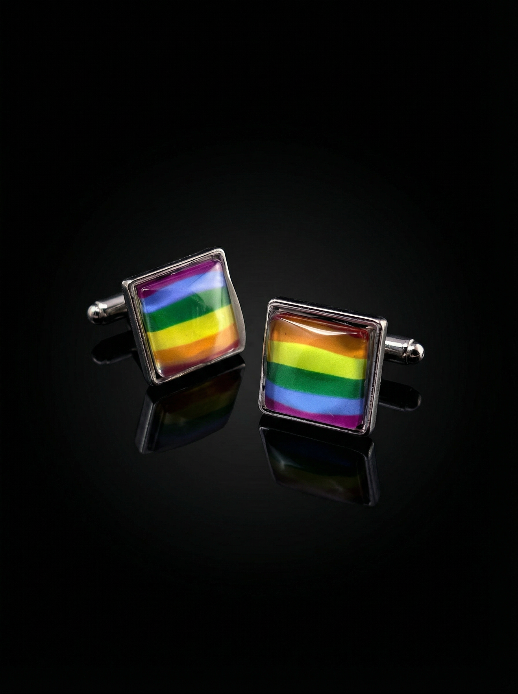 Rainbow Cufflinks Tivaaro
