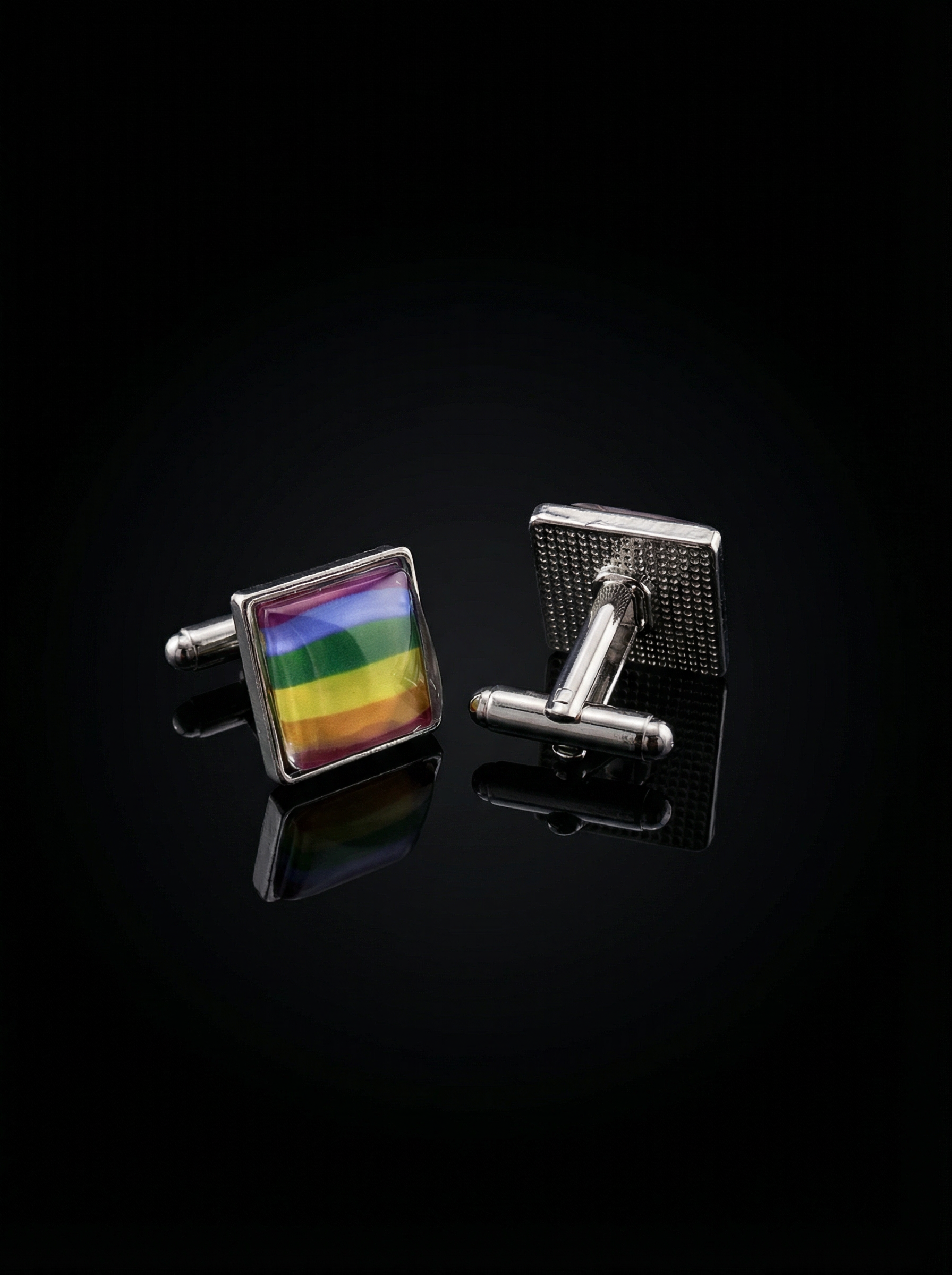 Rainbow Cufflinks Tivaaro
