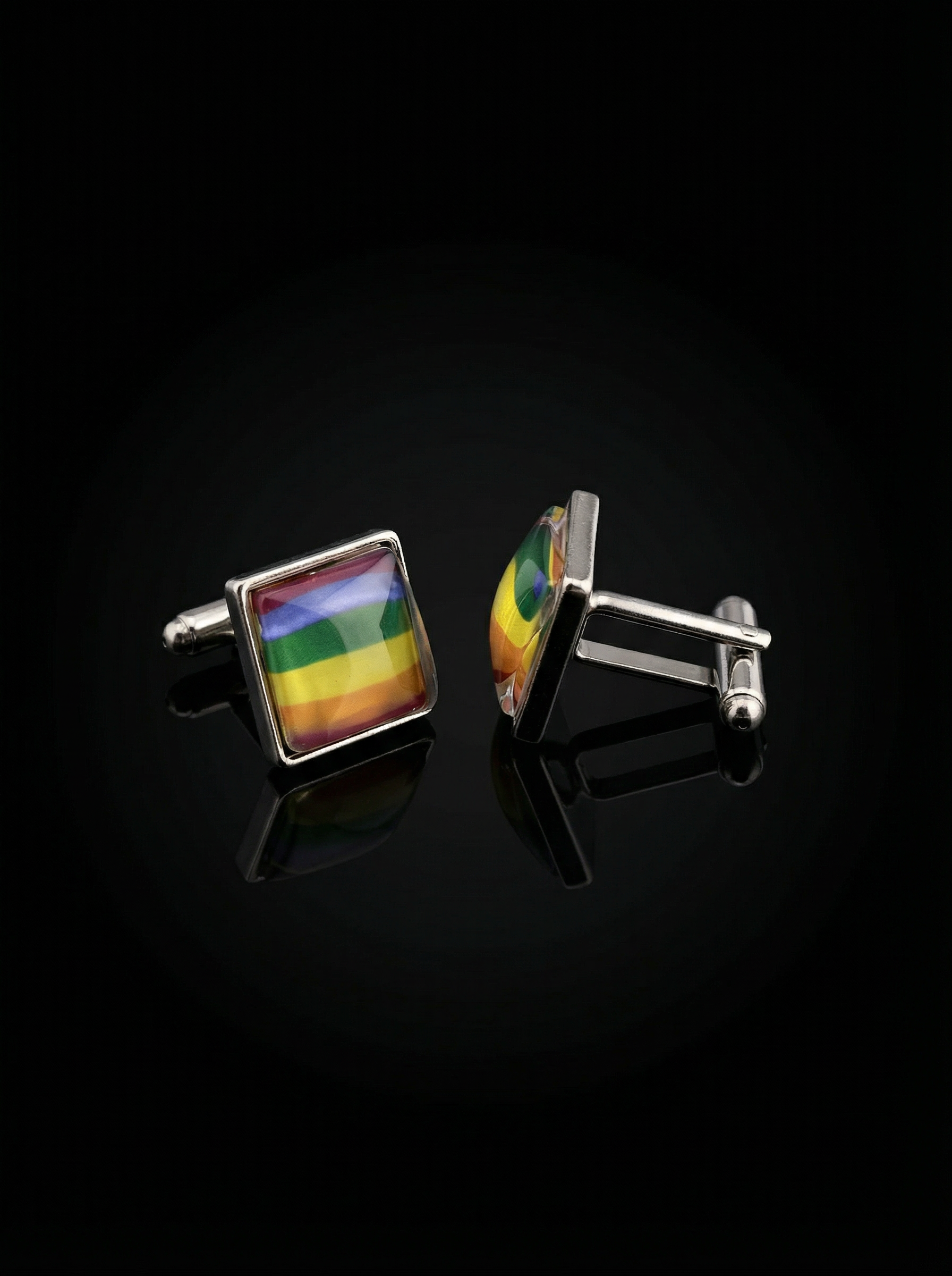 Rainbow Cufflinks Tivaaro