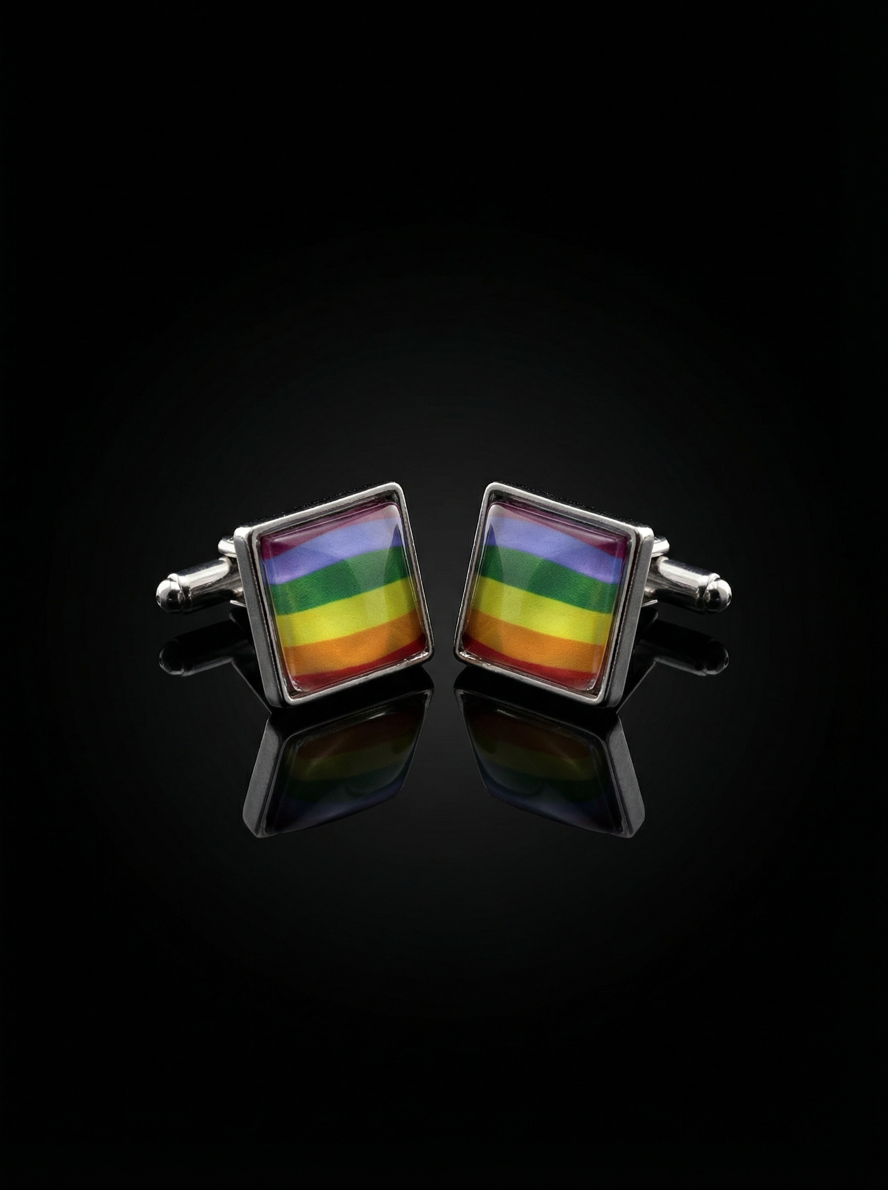 Rainbow Cufflinks Tivaaro
