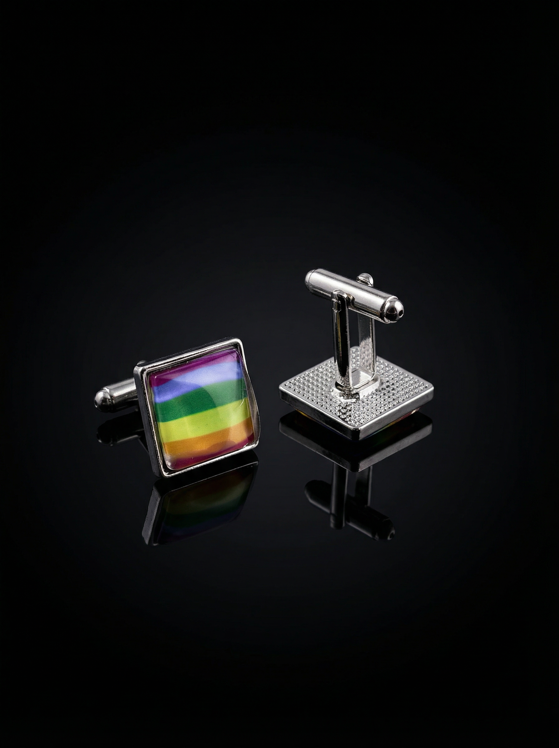 Rainbow Cufflinks Tivaaro