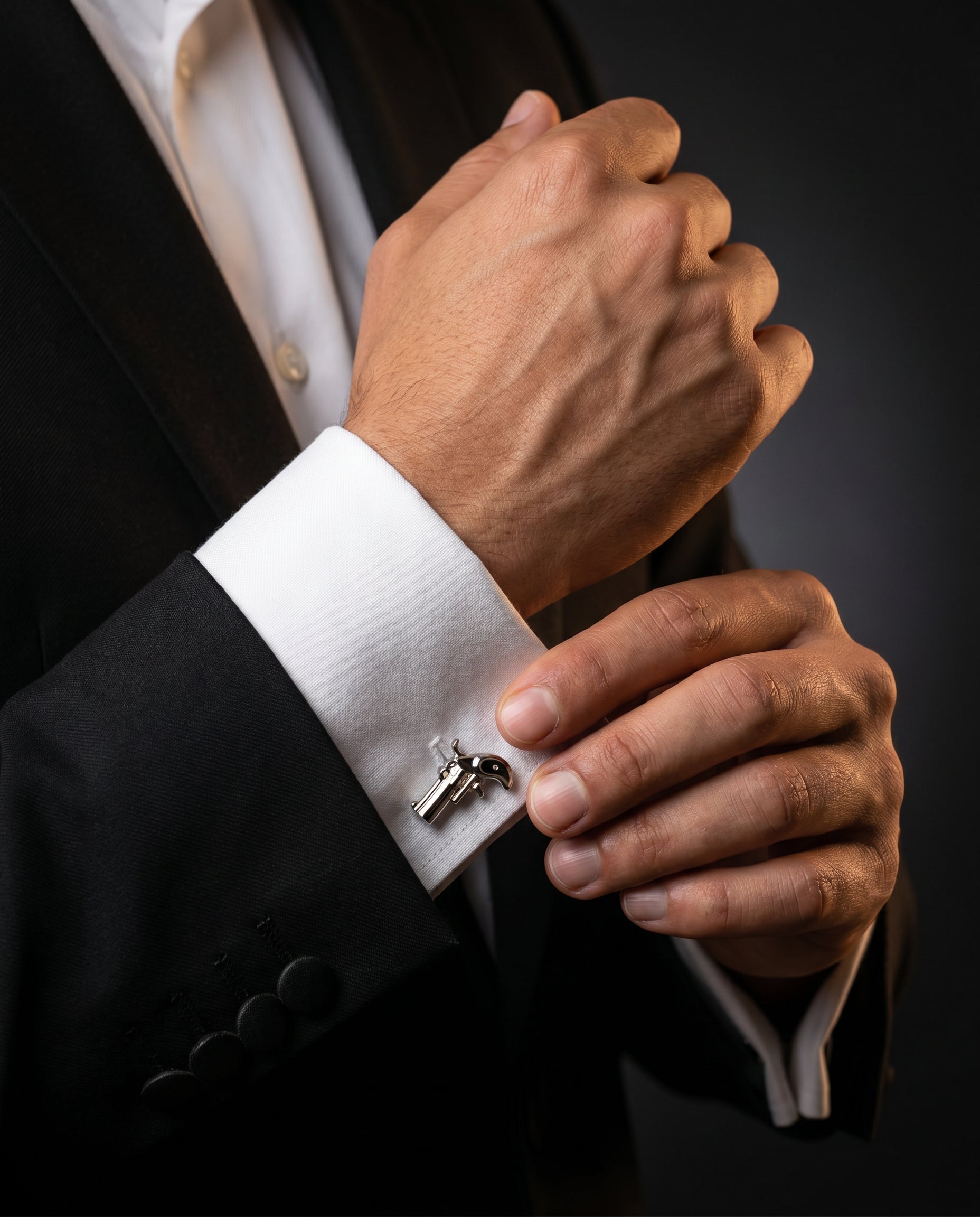 Revolver Cufflinks by Tivaaro