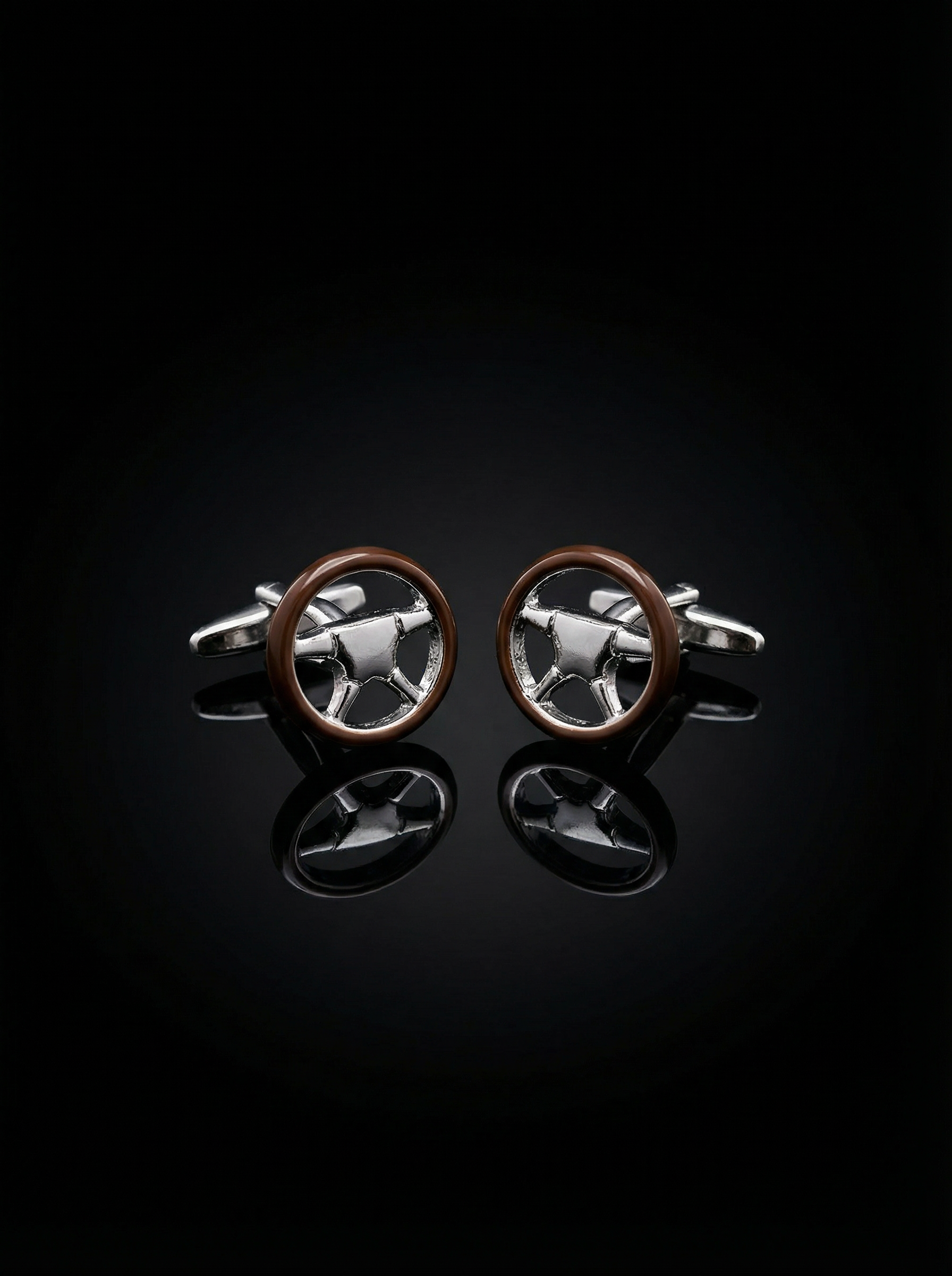 Roadster Steering Wheel Cufflinks Tivaaro