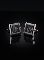 Roman Square Watch Cufflinks Tivaaro