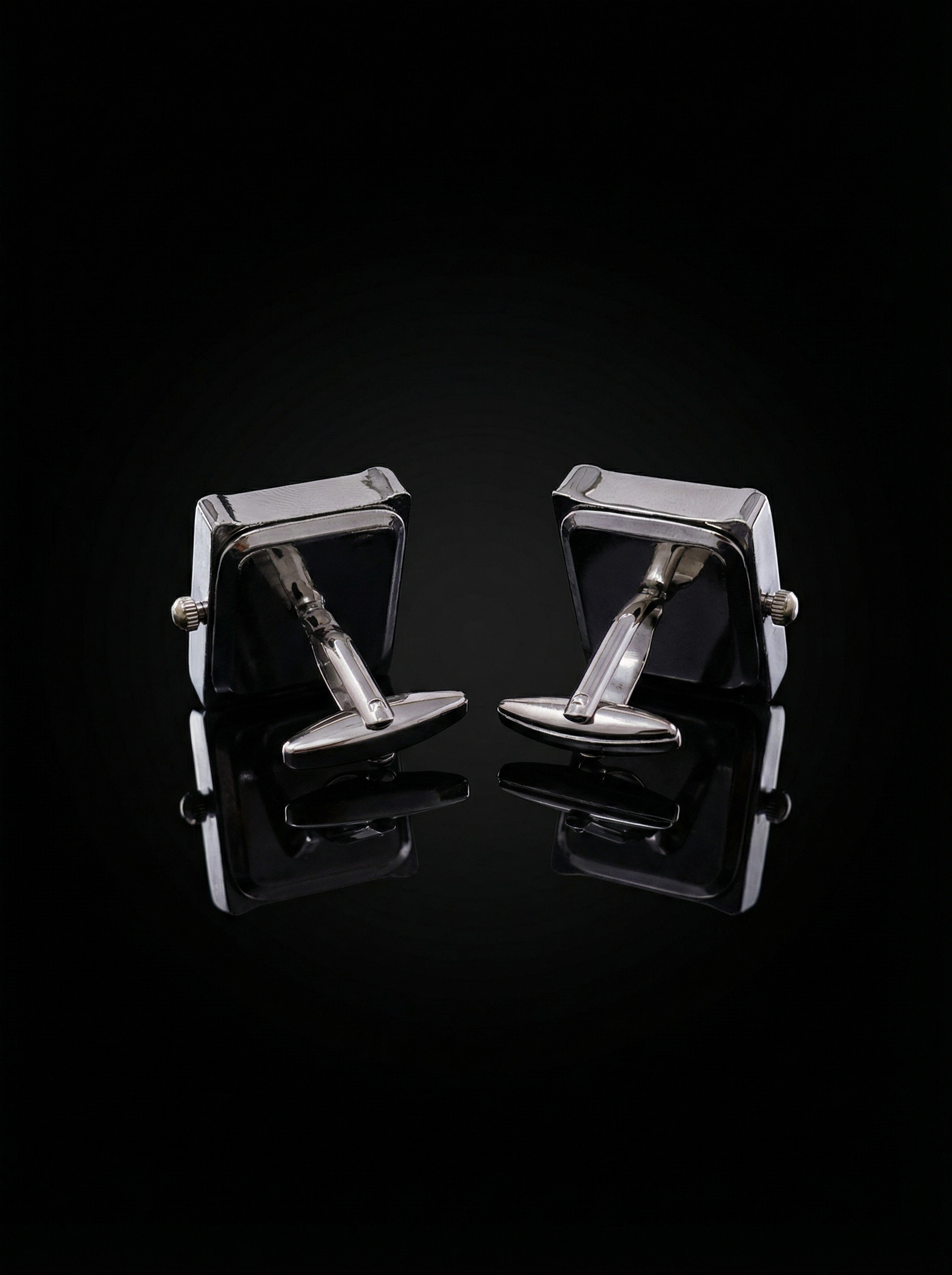 Roman Square Watch Cufflinks Tivaaro