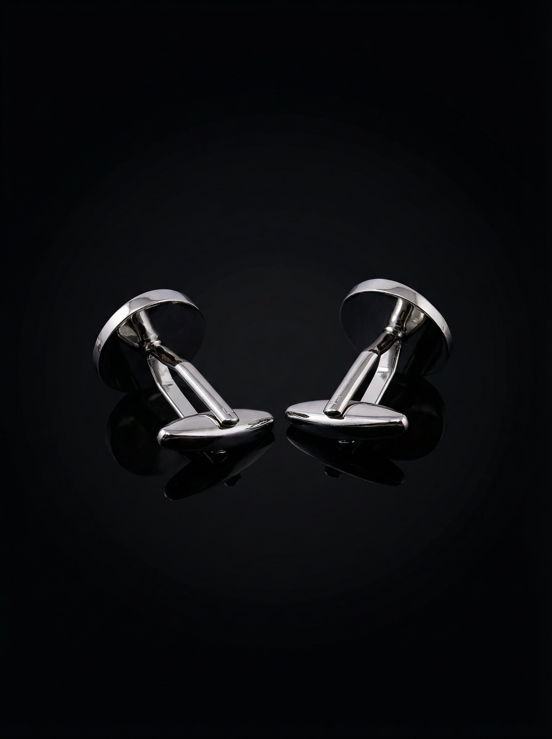 Round Checkerboard Cufflinks Tivaaro