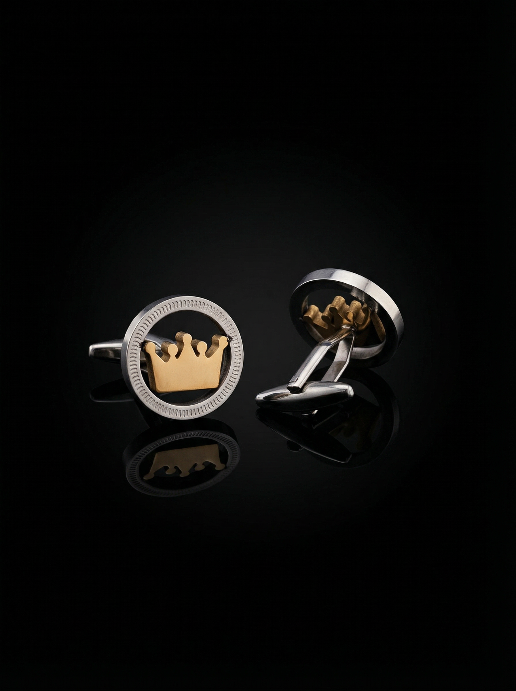 Royalty Crown Cufflinks Tivaaro