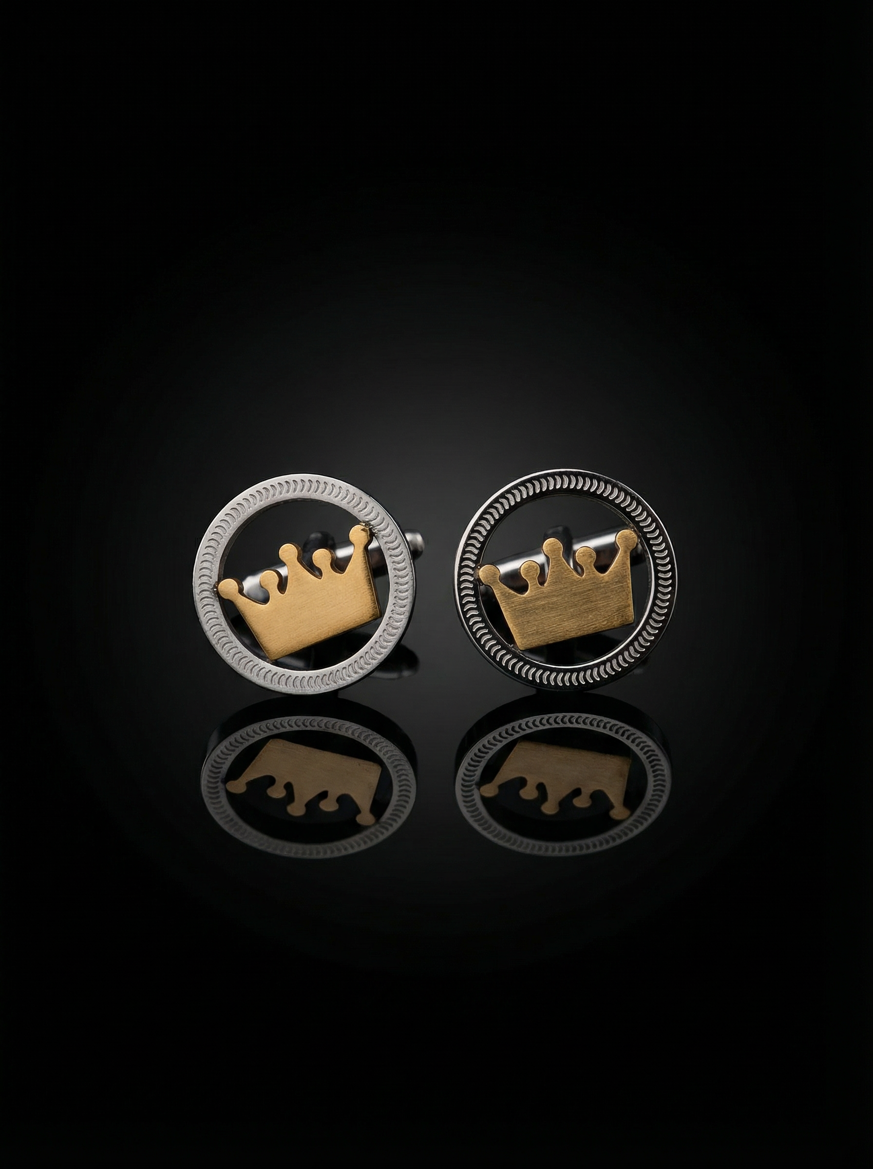 Royalty Crown Cufflinks Tivaaro