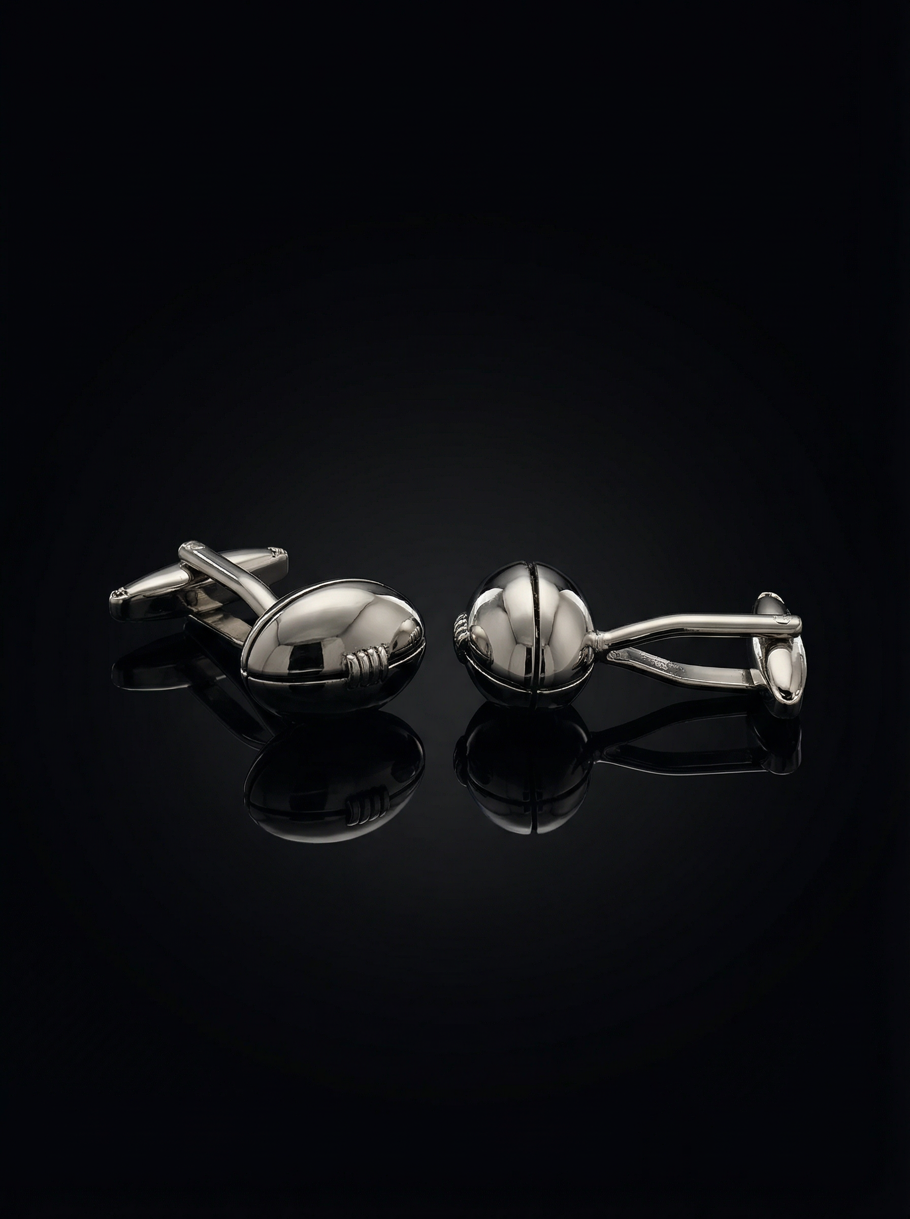 Rugby Ball Cufflinks Tivaaro