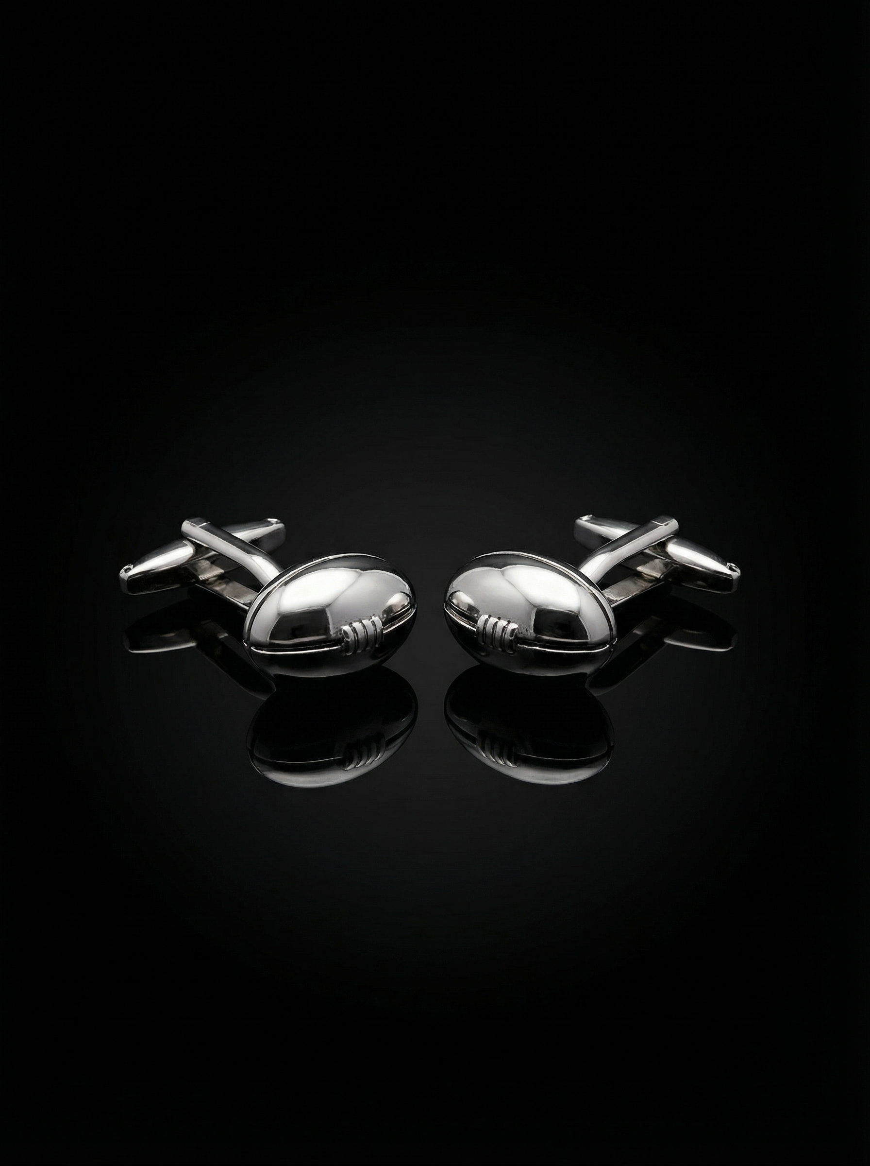 Rugby Ball Cufflinks Tivaaro