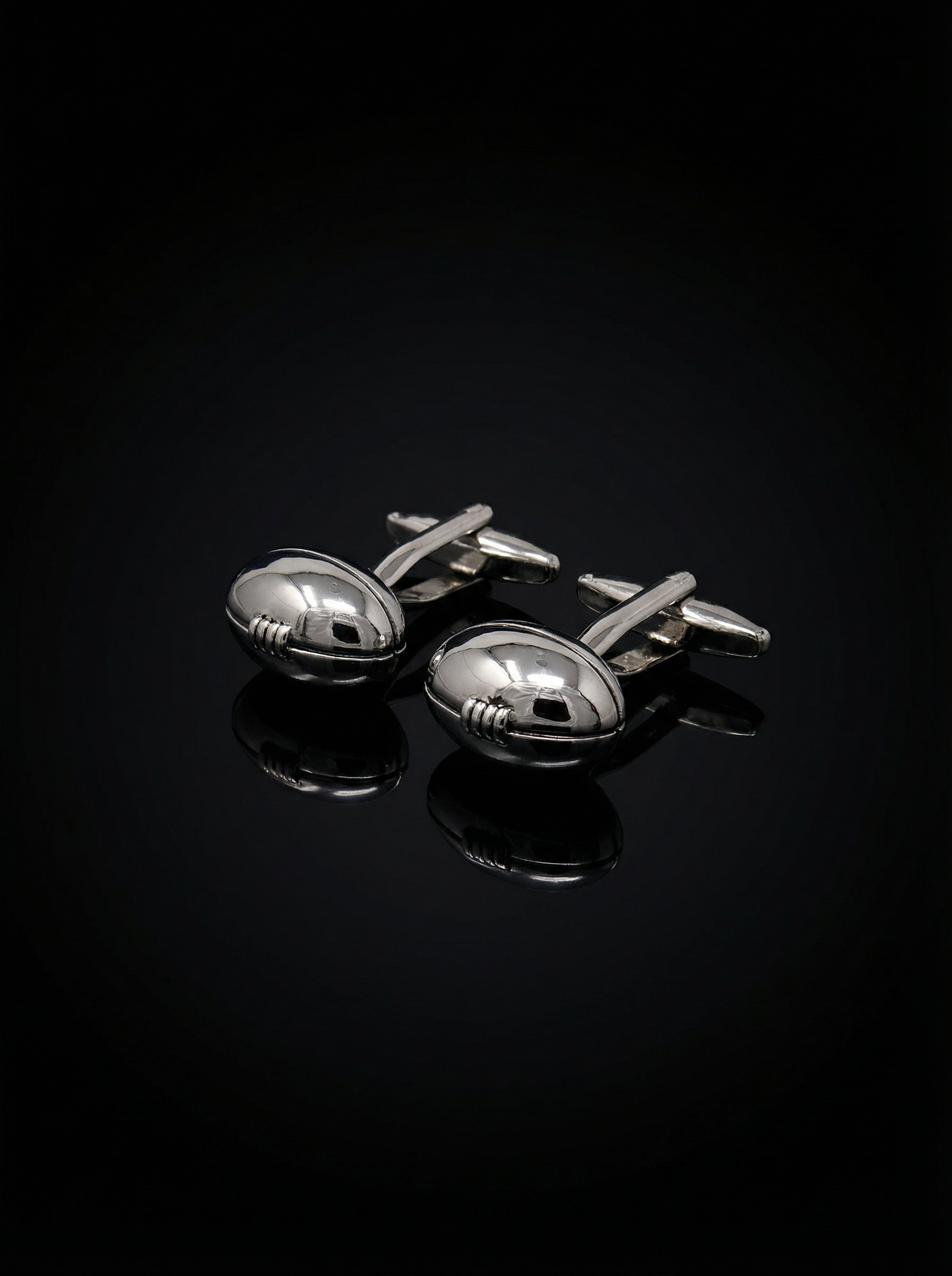 Rugby Ball Cufflinks Tivaaro