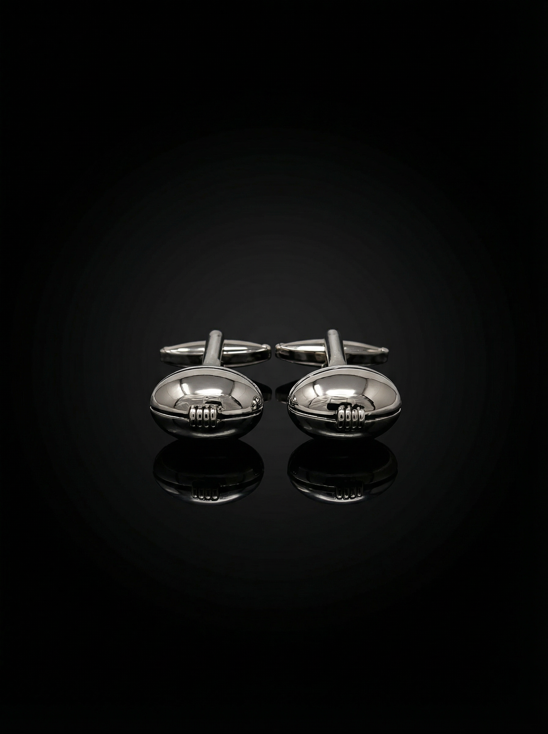 Rugby Ball Cufflinks Tivaaro