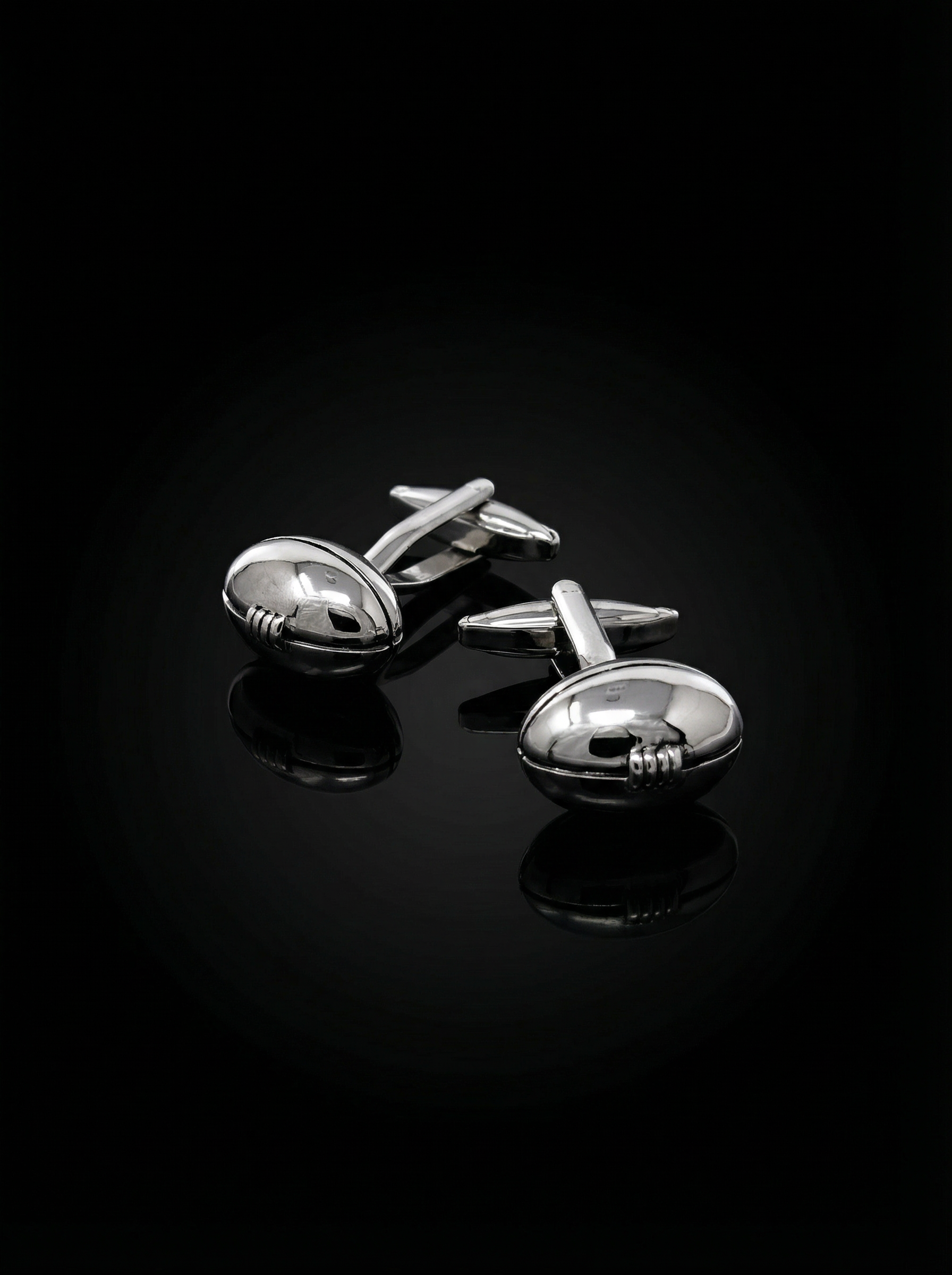 Rugby Ball Cufflinks Tivaaro