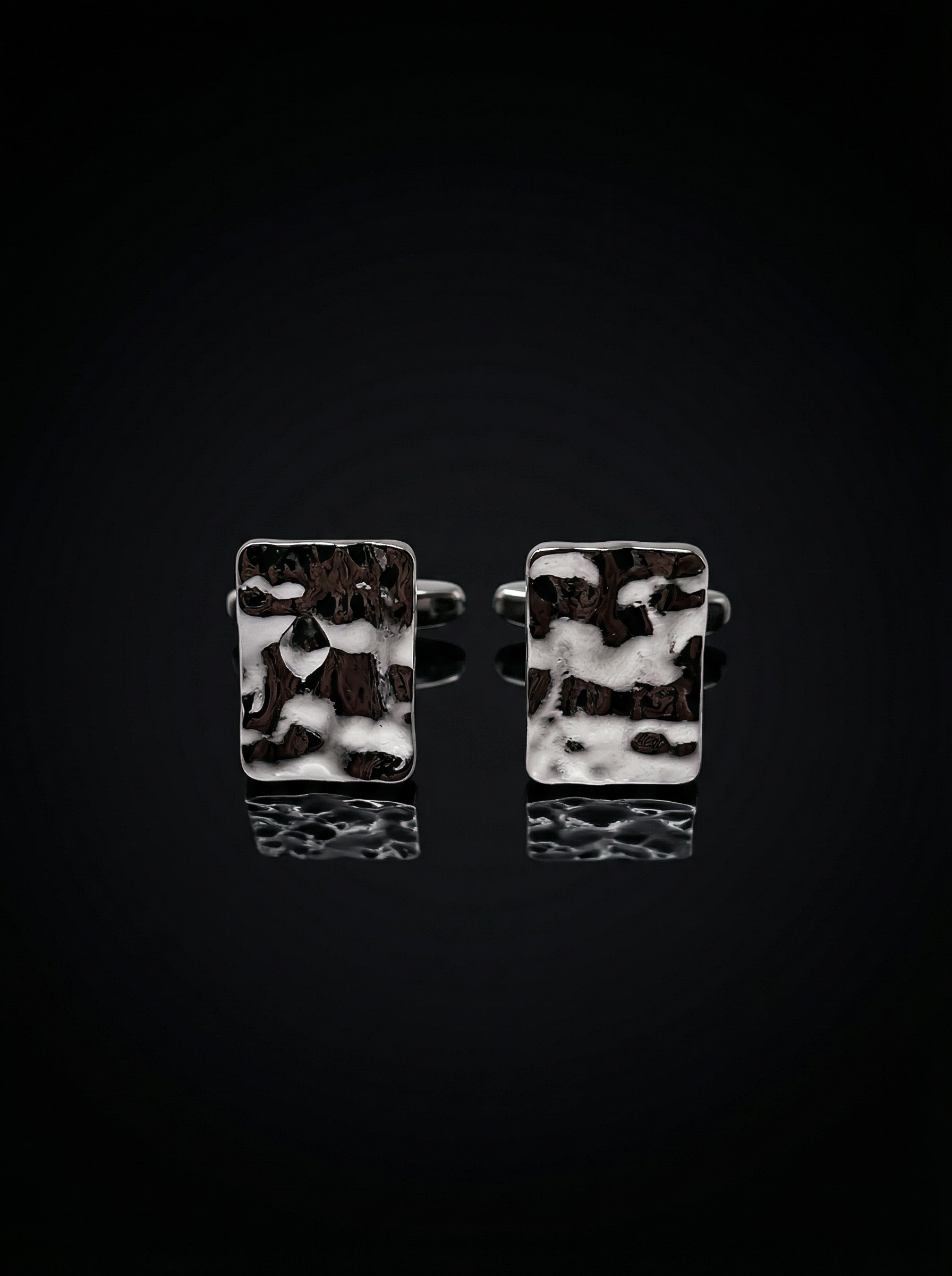 Sand Texture Cufflinks Tivaaro