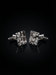 Sand Texture Cufflinks Tivaaro