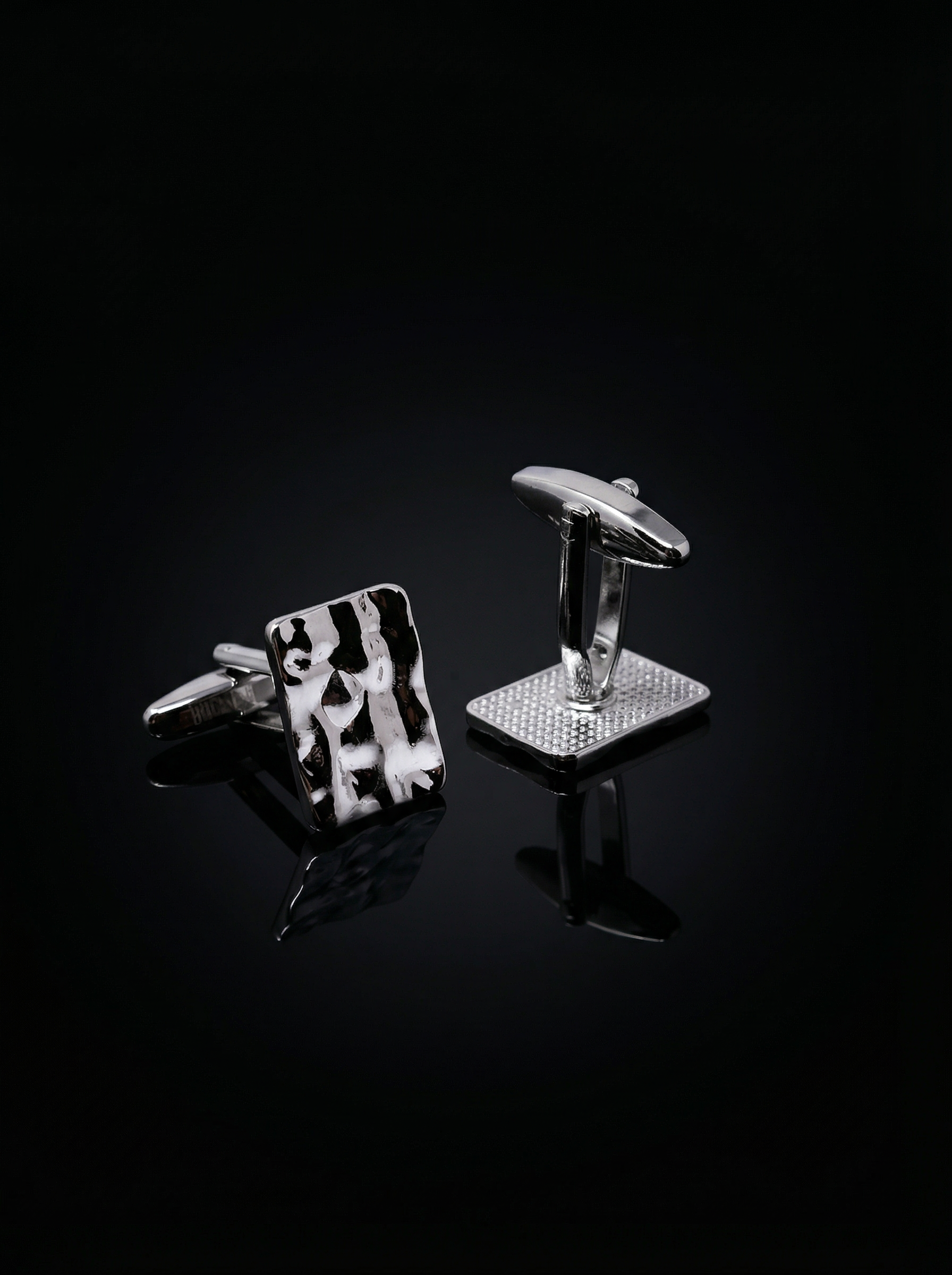 Sand Texture Cufflinks Tivaaro
