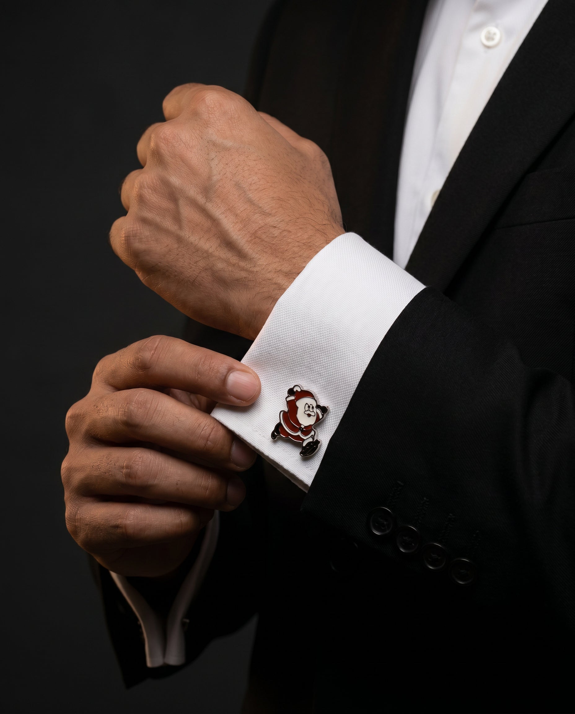 Santa Claus Cufflinks by Tivaaro