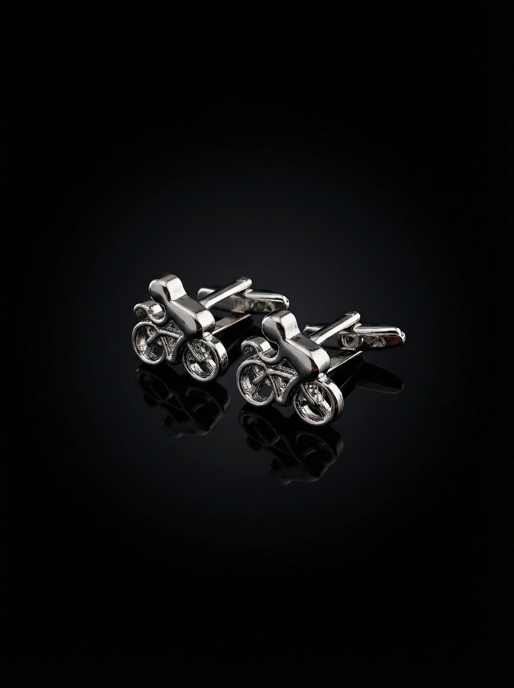 Sculpted Cyclist Cufflinks Tivaaro