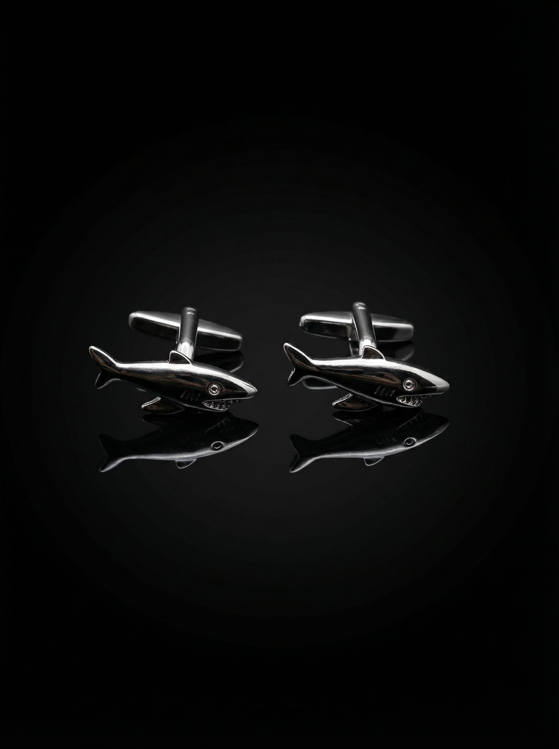 Shark Cufflinks Tivaaro