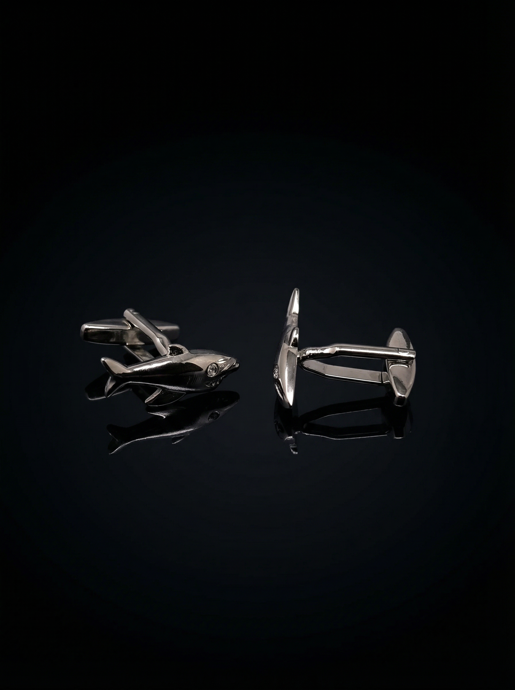 Shark Cufflinks Tivaaro