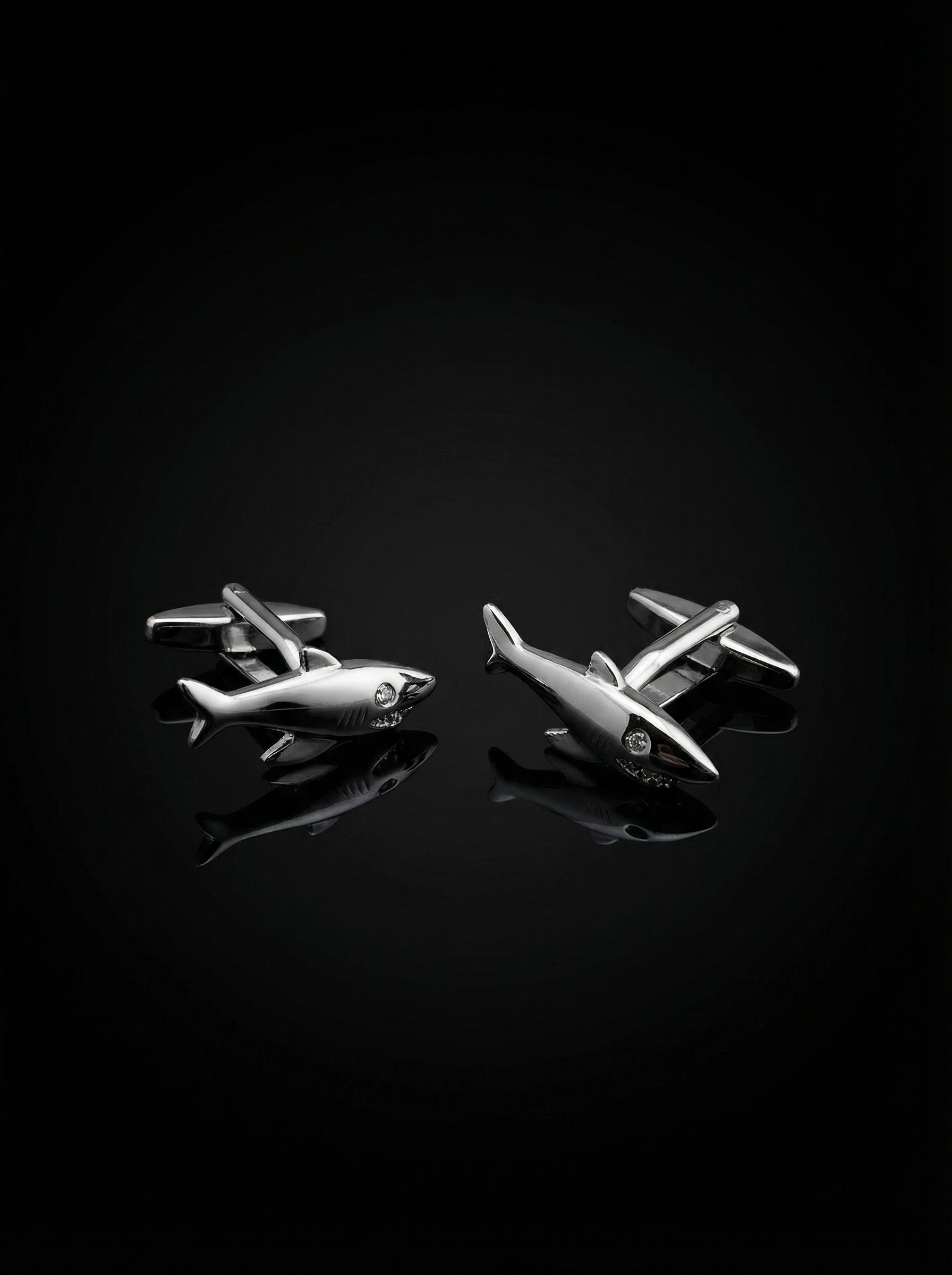 Shark Cufflinks Tivaaro