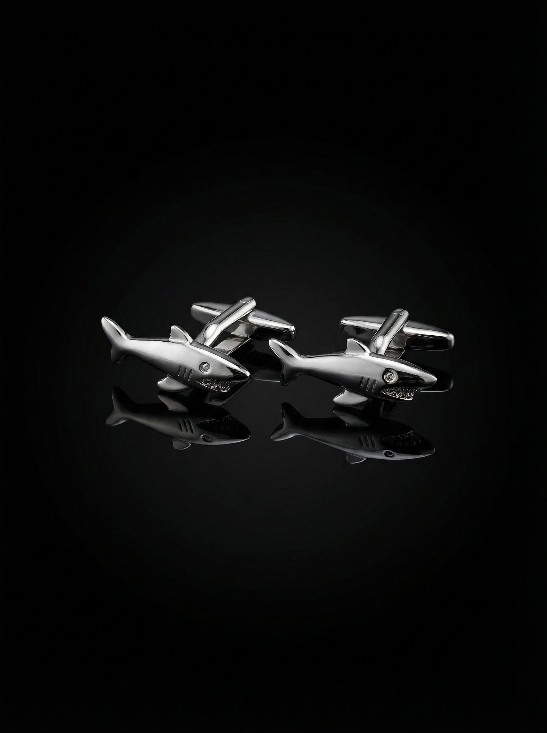 Shark Cufflinks Tivaaro