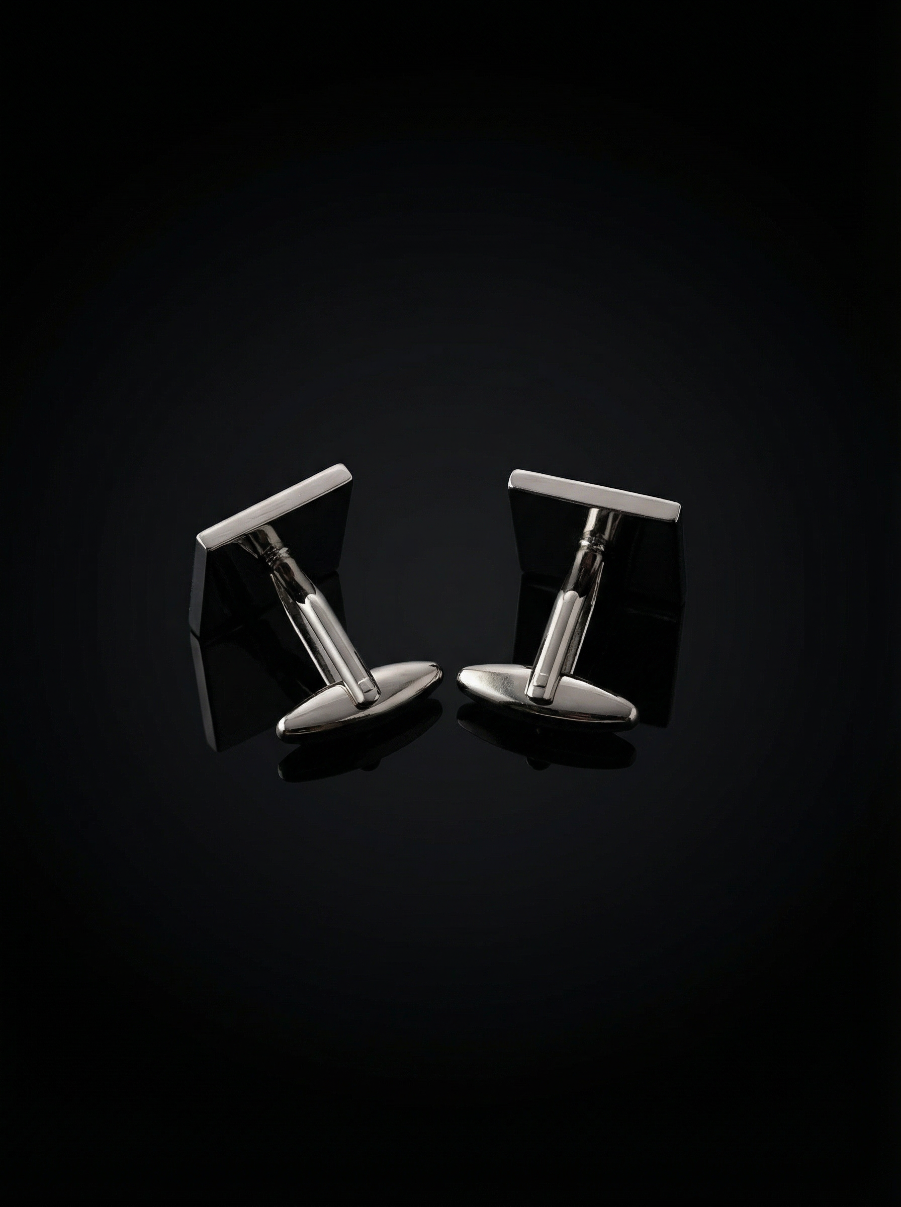 Silver Stock Market Cufflinks Tivaaro