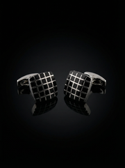 Square Grid Cufflinks Tivaaro