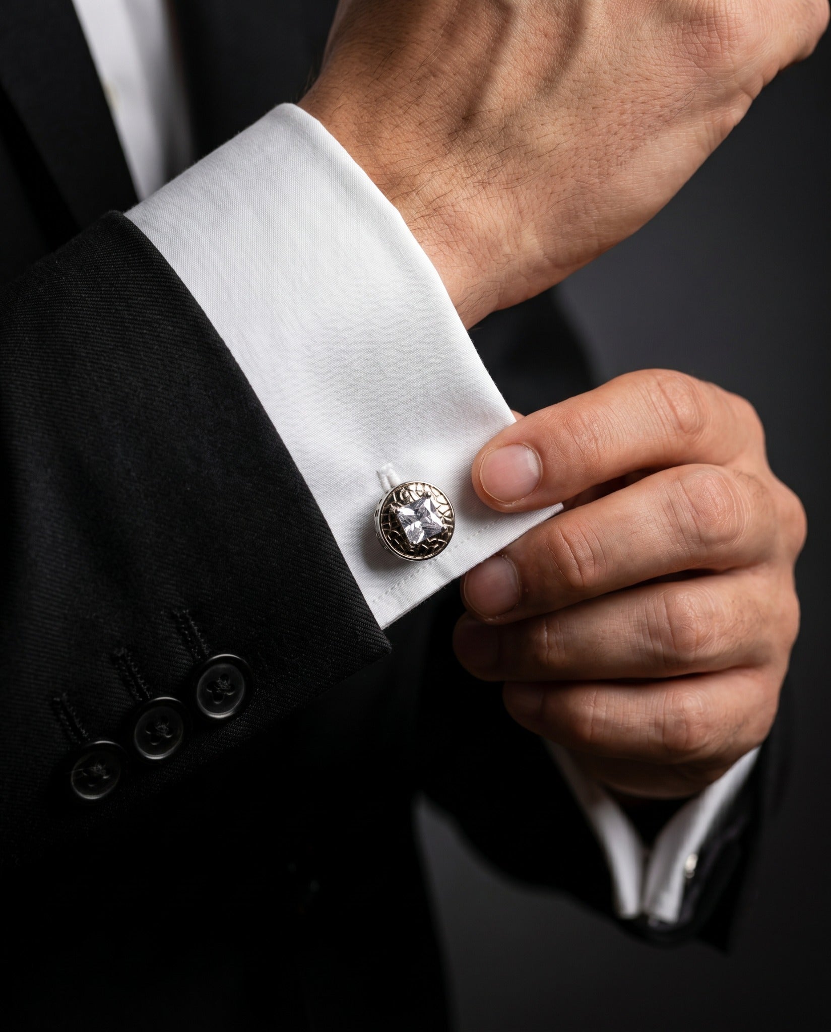 Starlight Crystal Cufflinks