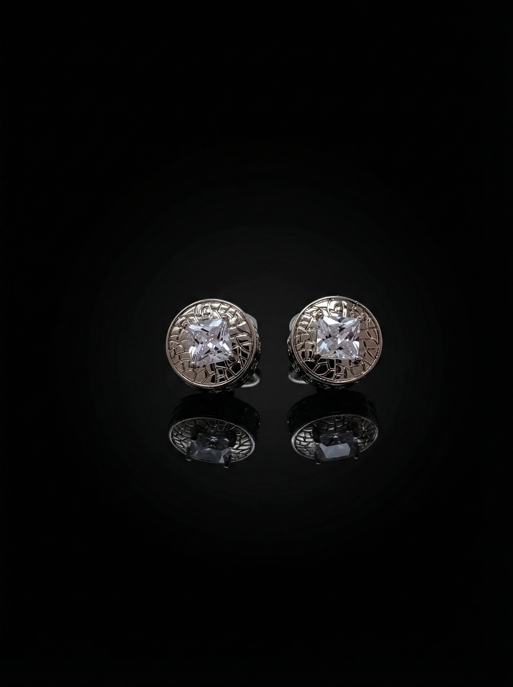Starlight Crystal Cufflinks Tivaaro