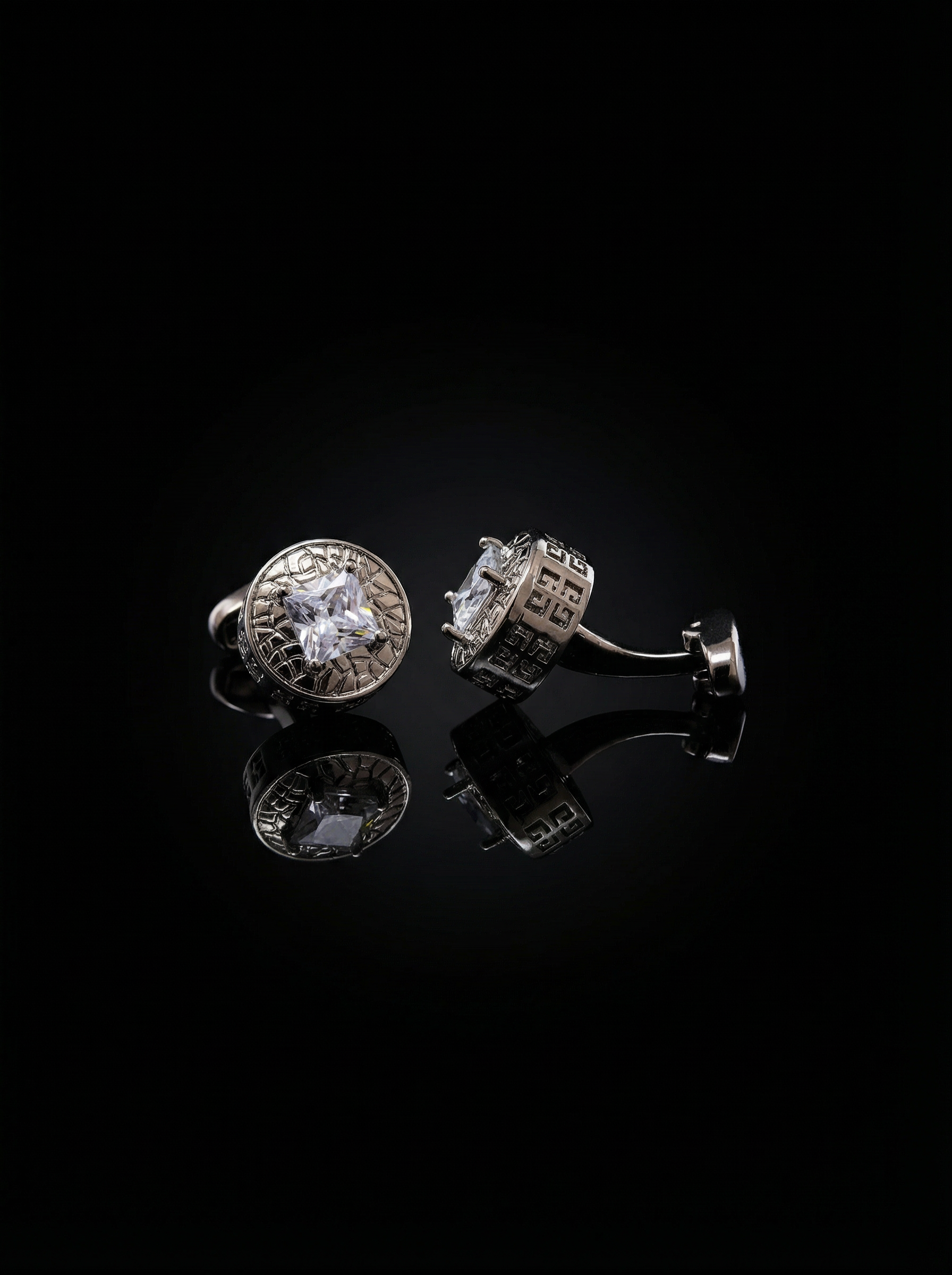Starlight Crystal Cufflinks Tivaaro