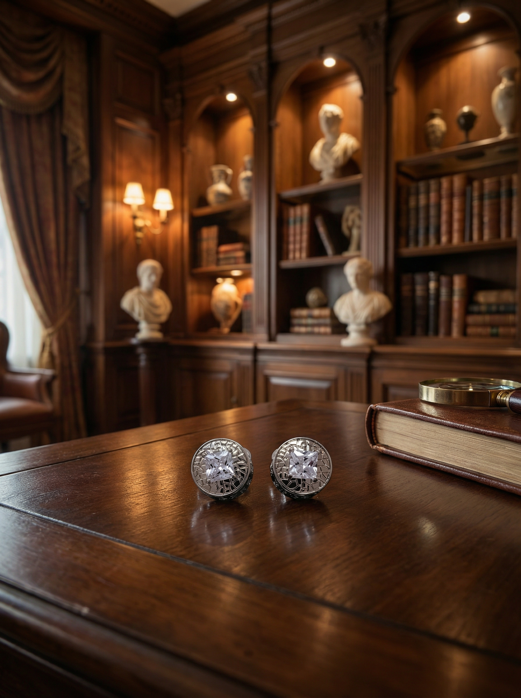 Starlight Crystal Cufflinks Tivaaro