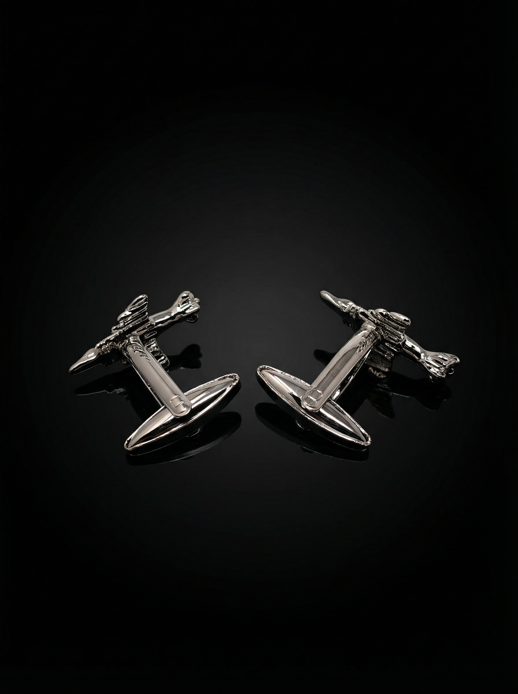 Stealth Fighter Jet Cufflinks Tivaaro