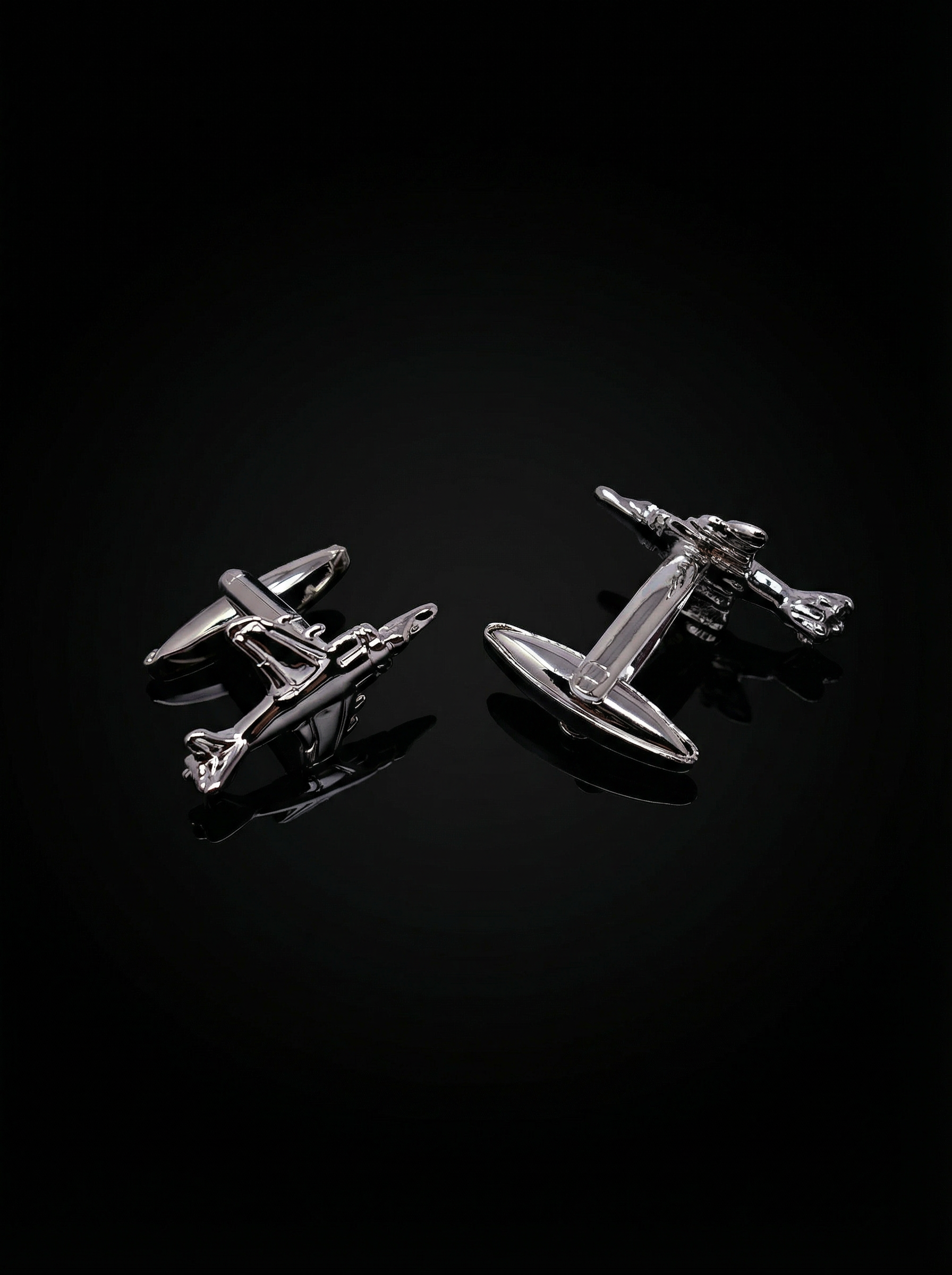 Stealth Fighter Jet Cufflinks Tivaaro