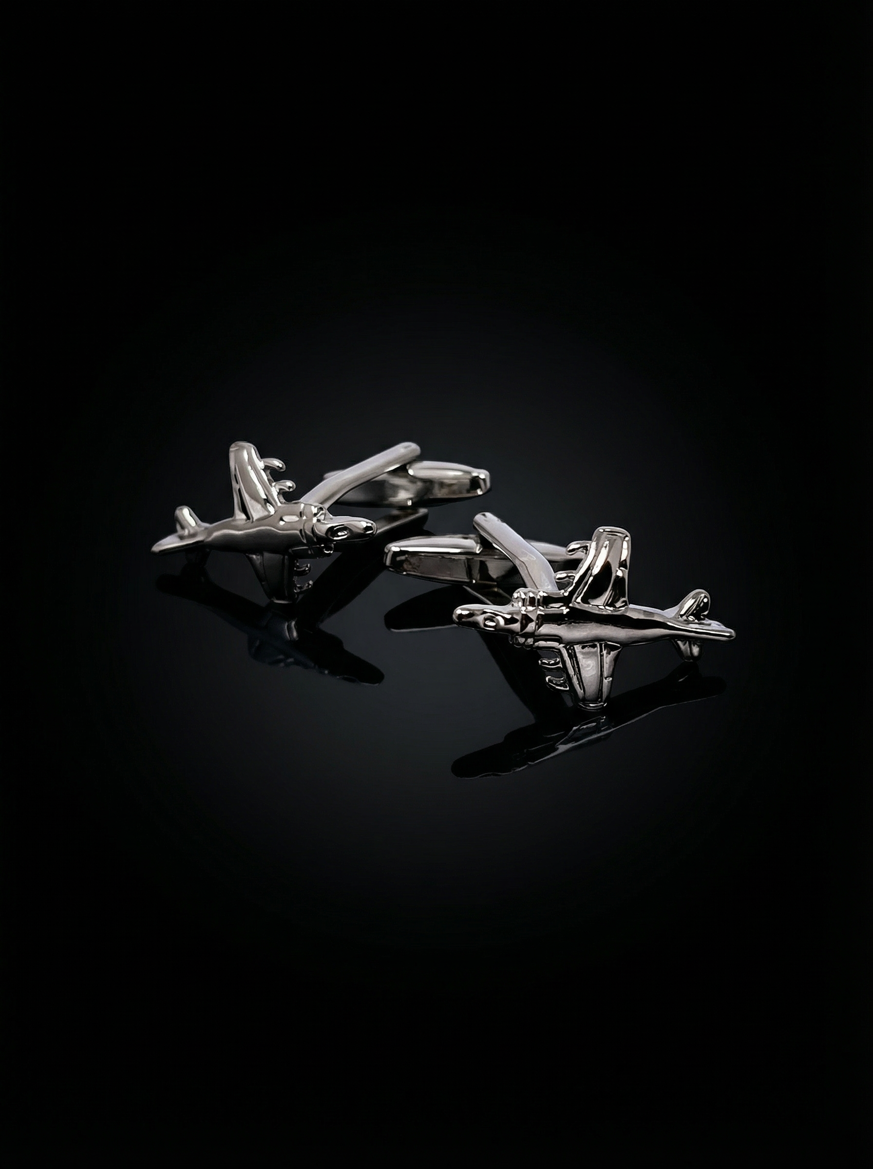 Stealth Fighter Jet Cufflinks Tivaaro