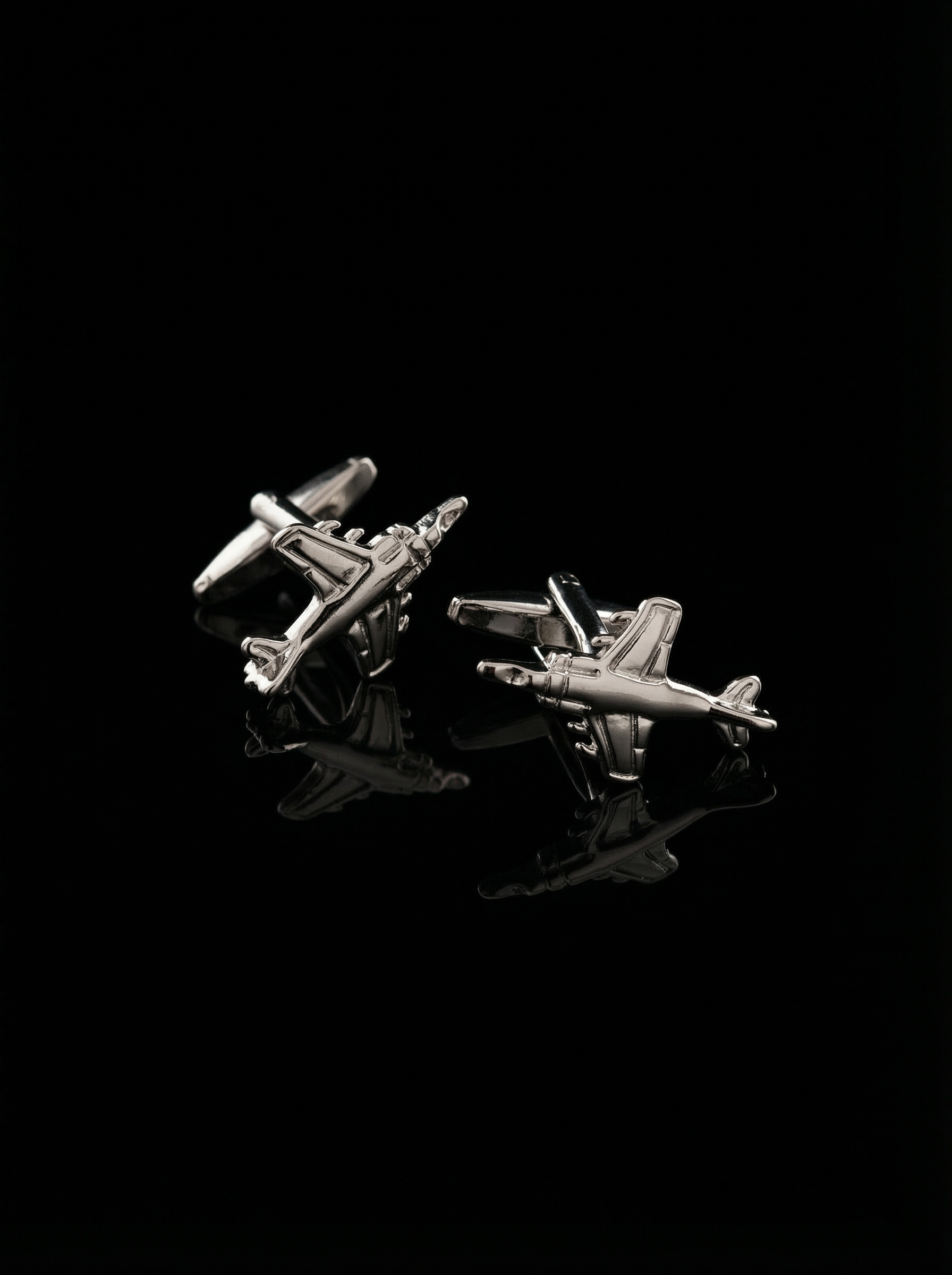 Stealth Fighter Jet Cufflinks Tivaaro