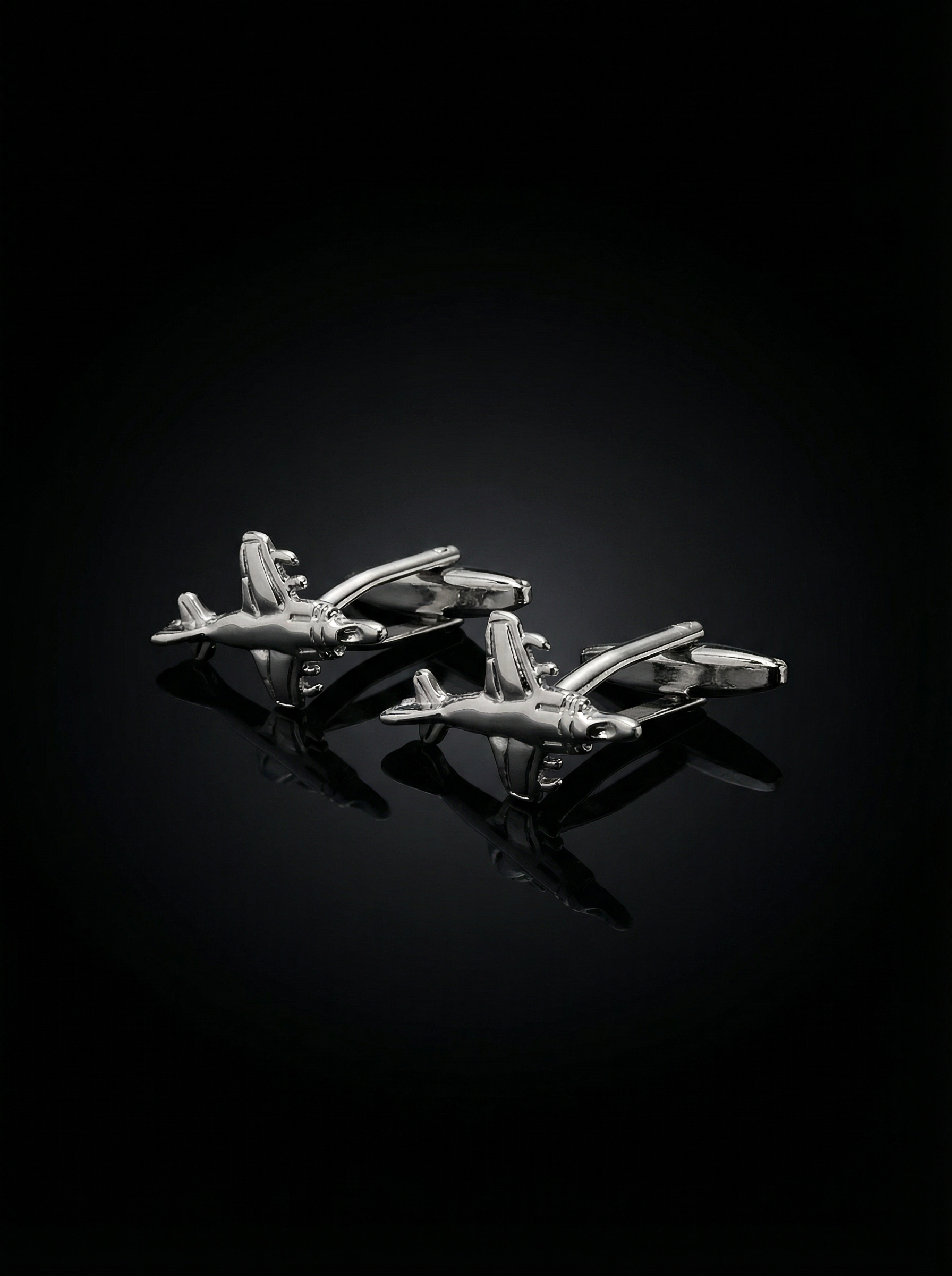 Stealth Fighter Jet Cufflinks Tivaaro