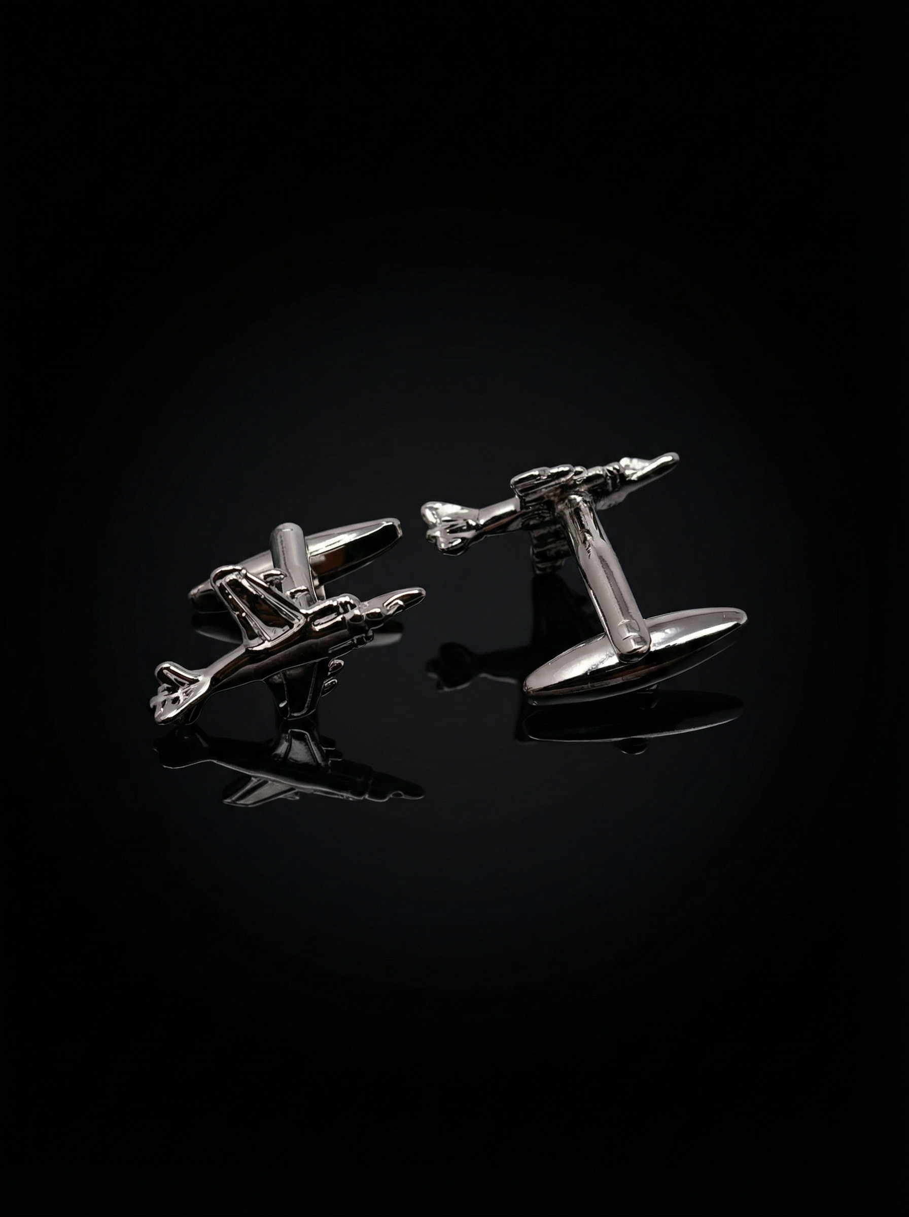 Stealth Fighter Jet Cufflinks Tivaaro
